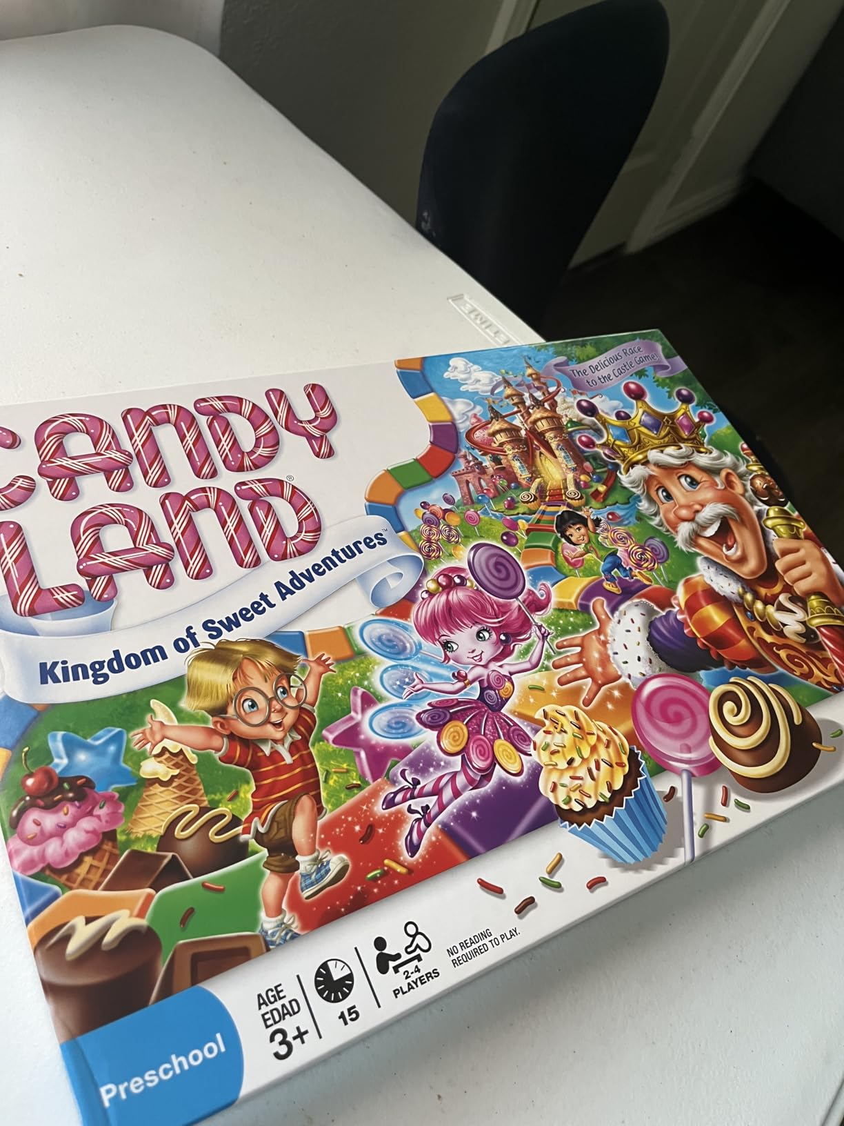 Hasbro Gaming Candy Land Kingdom of Sweet Adventures Board Game for Kids, Easter Gifts for Boys and Girls, Ages 3 & Up (Amazon Exclusive) customer photo 1