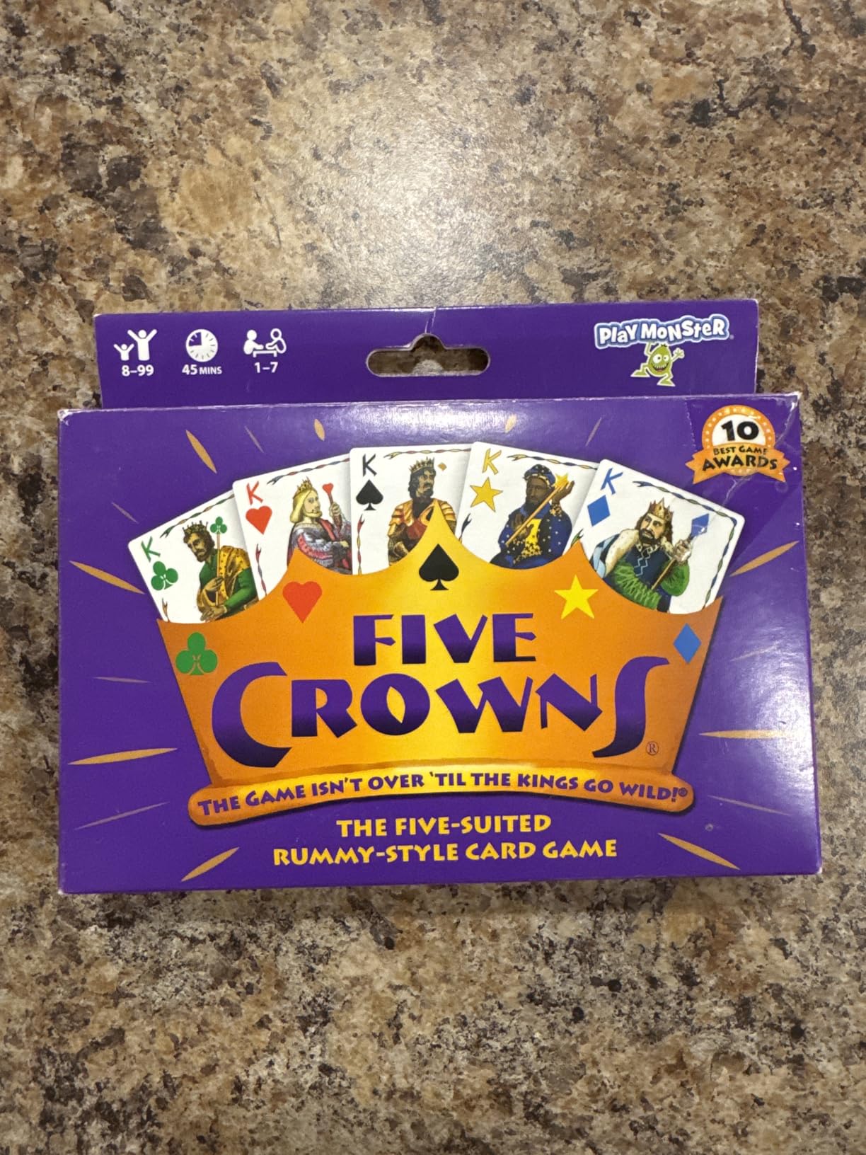 Five Crowns - Card Game for Kids and Adults, Travel and Family Game Night Favorite, The Game isn't Over Until the Kings Go Wild, 5 Suited Rummy Style Card Game, 1-7 Players, Ages 8+ customer photo 1