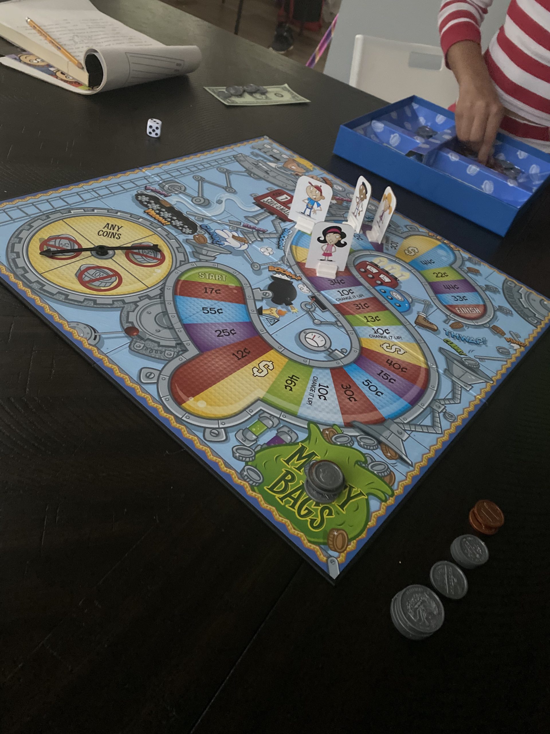 Learning Resources Money Bags Coin Value Game - Classroom Math Games, Financial Literacy for Kids, Play Coins for Kids, Counting Games, Money Board Game customer photo 2