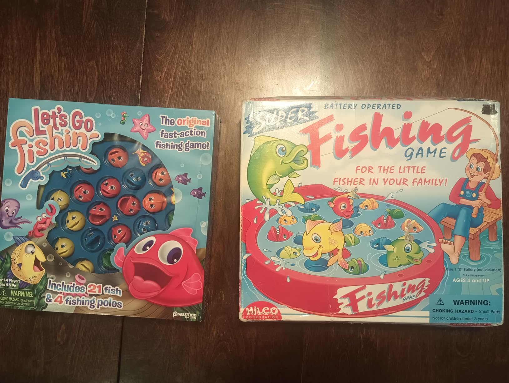 Let's Go Fishin' Game by Pressman - The Original Fast-Action Fishing Game!, 1-4 players customer photo 1