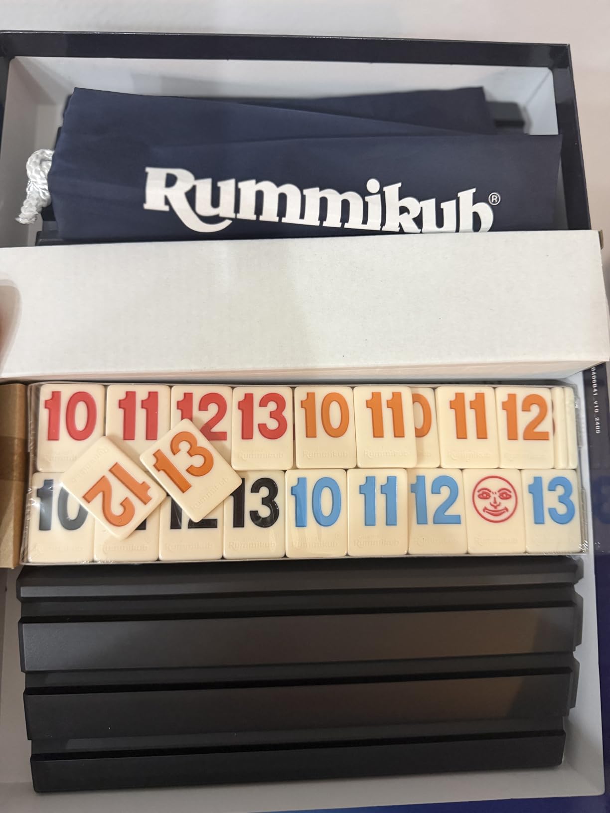 Pressman Rummikub Large Numbers Edition - The Original Rummy Tile Game Blue, 5