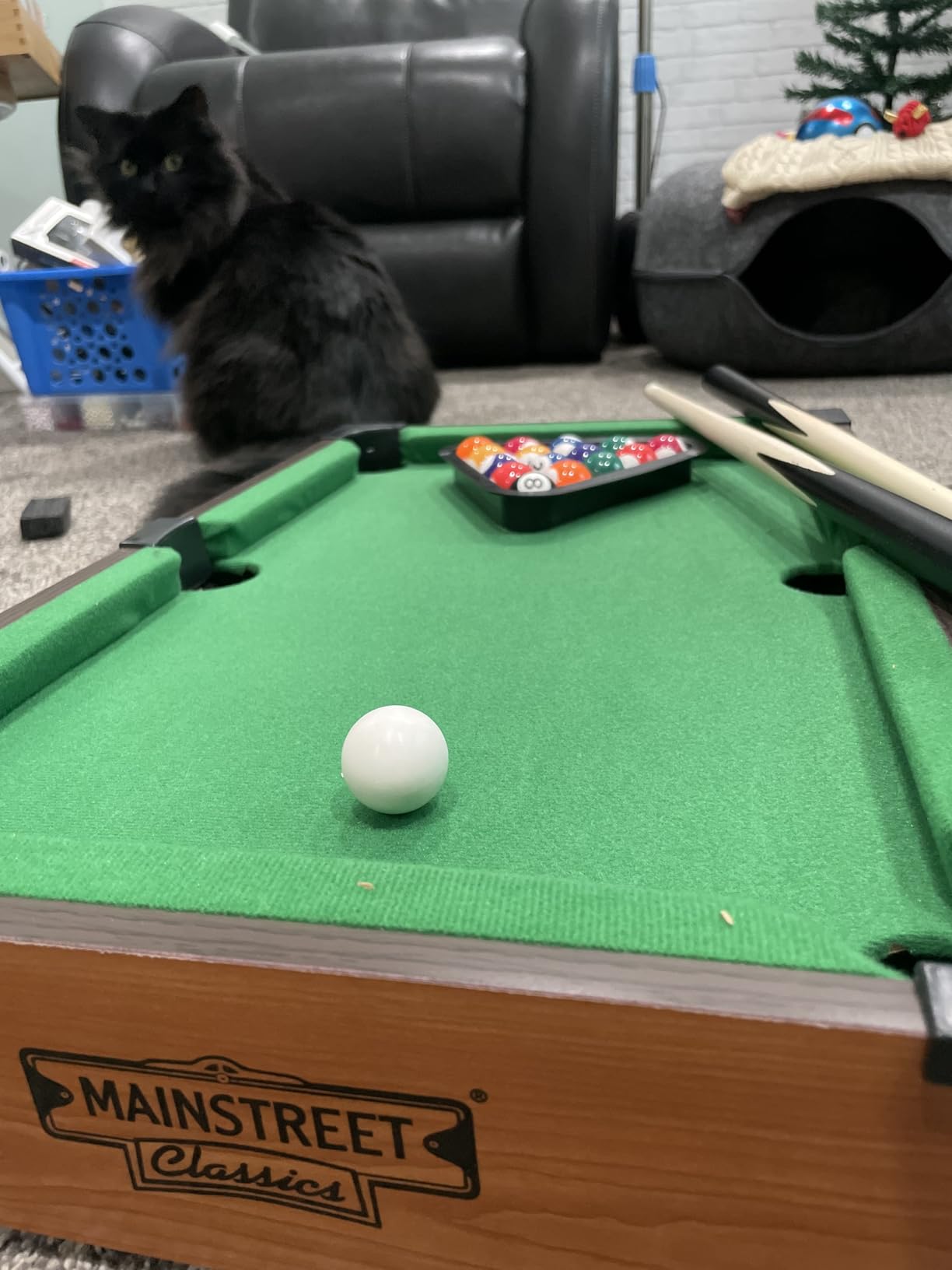 Mainstreet Classics 20-Inch Table Top Miniature Billiard/Pool Game Set customer photo 2