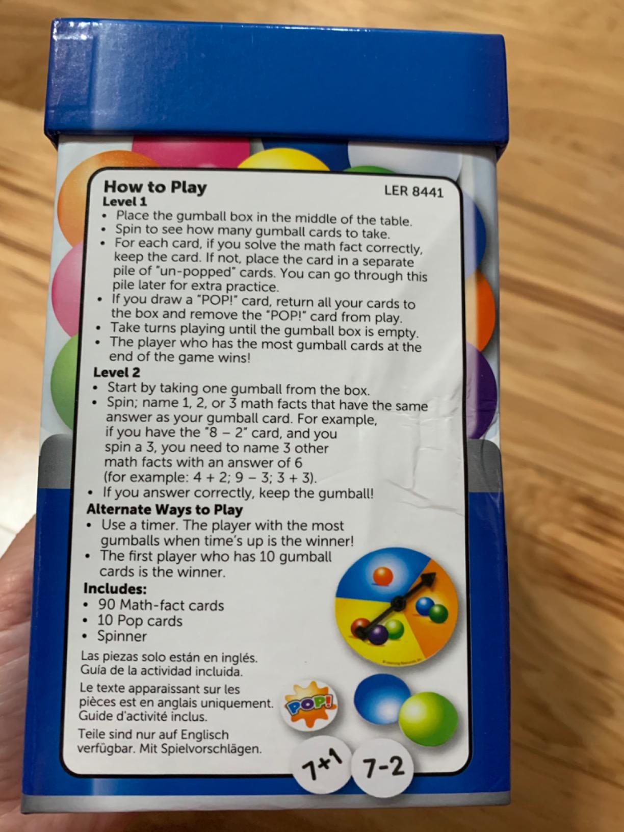 Learning Resources Pop for Addition & Subtraction Math Game - Number Flash Cards, Math Manipulatives, Classroom Must Haves, Homeschool, Montessori, Board Games, Gifts for Boys and Girls customer photo 1