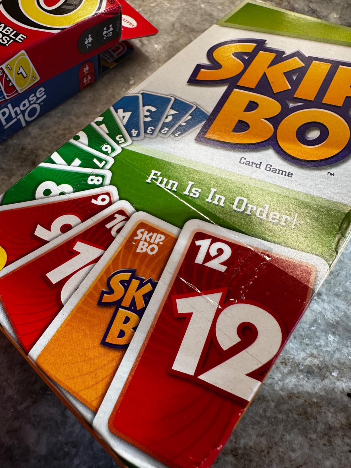 Mattel Card Game Set (Skip Bo, Uno & Phase 10) customer photo 2