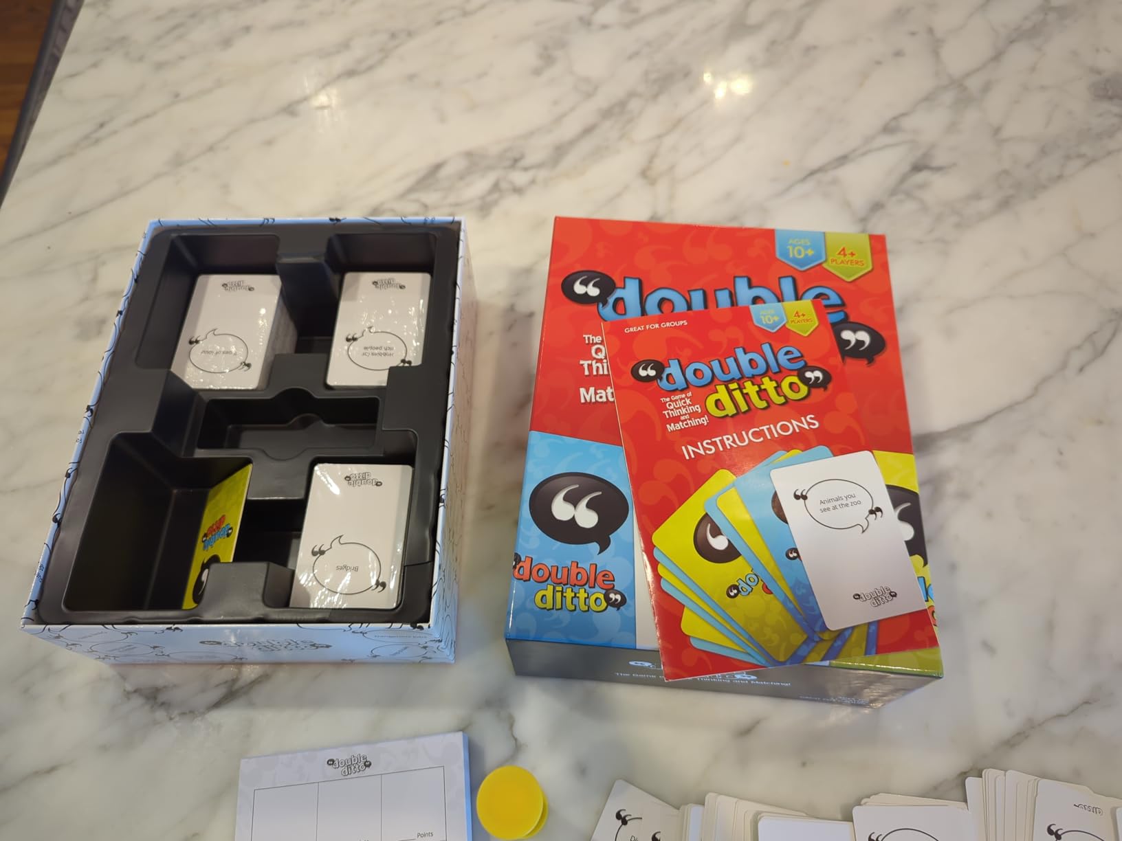Inspiration Play Double Ditto - a Hilarious Award-Winning Family Party Game for 4-20 Players (Ages 8 and up) customer photo 1