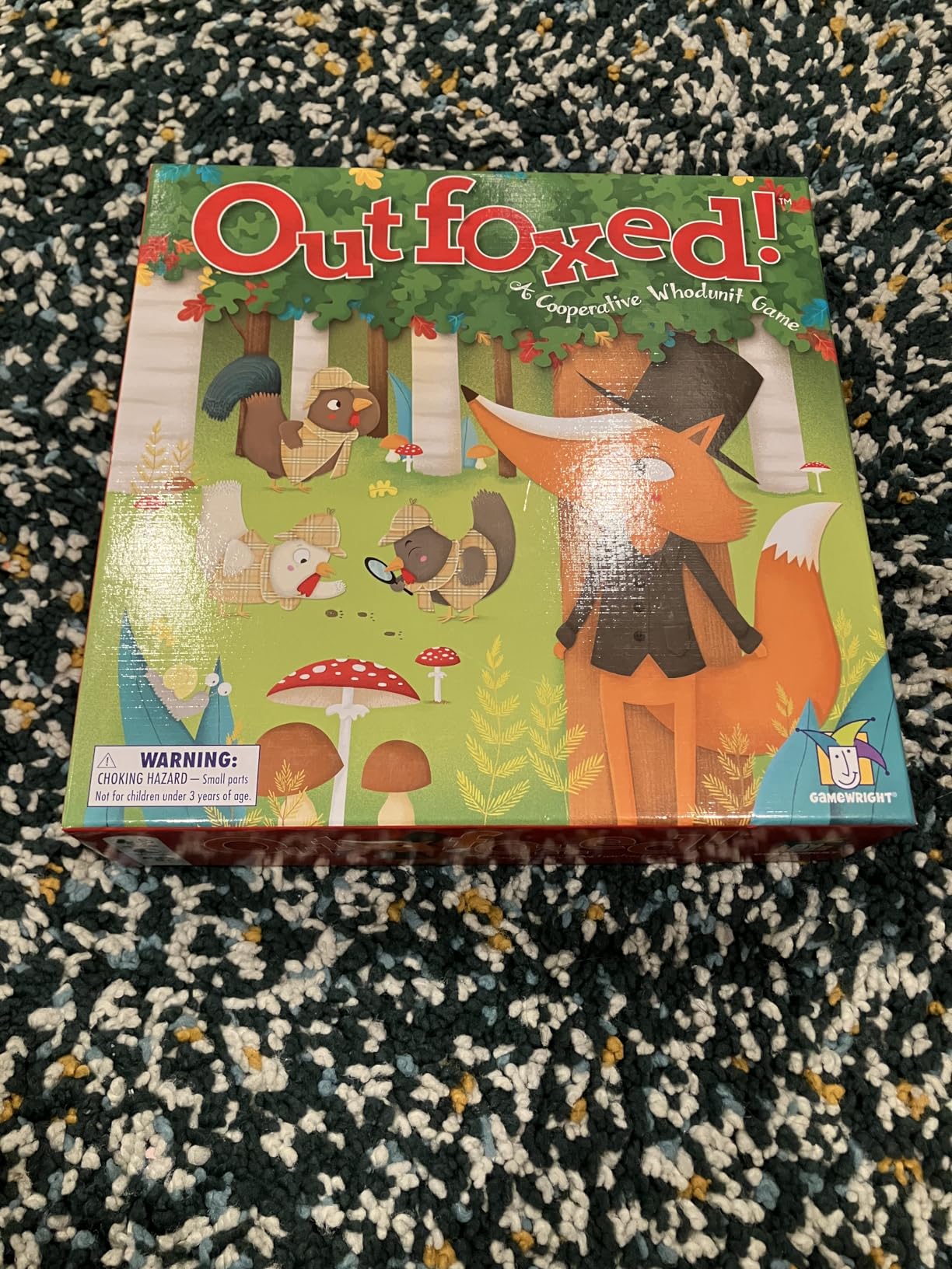 OUTFOXED, A CLASSIC WHO DUNNIT GAME FOR PRESCHOOLERS, 4 players customer photo 1