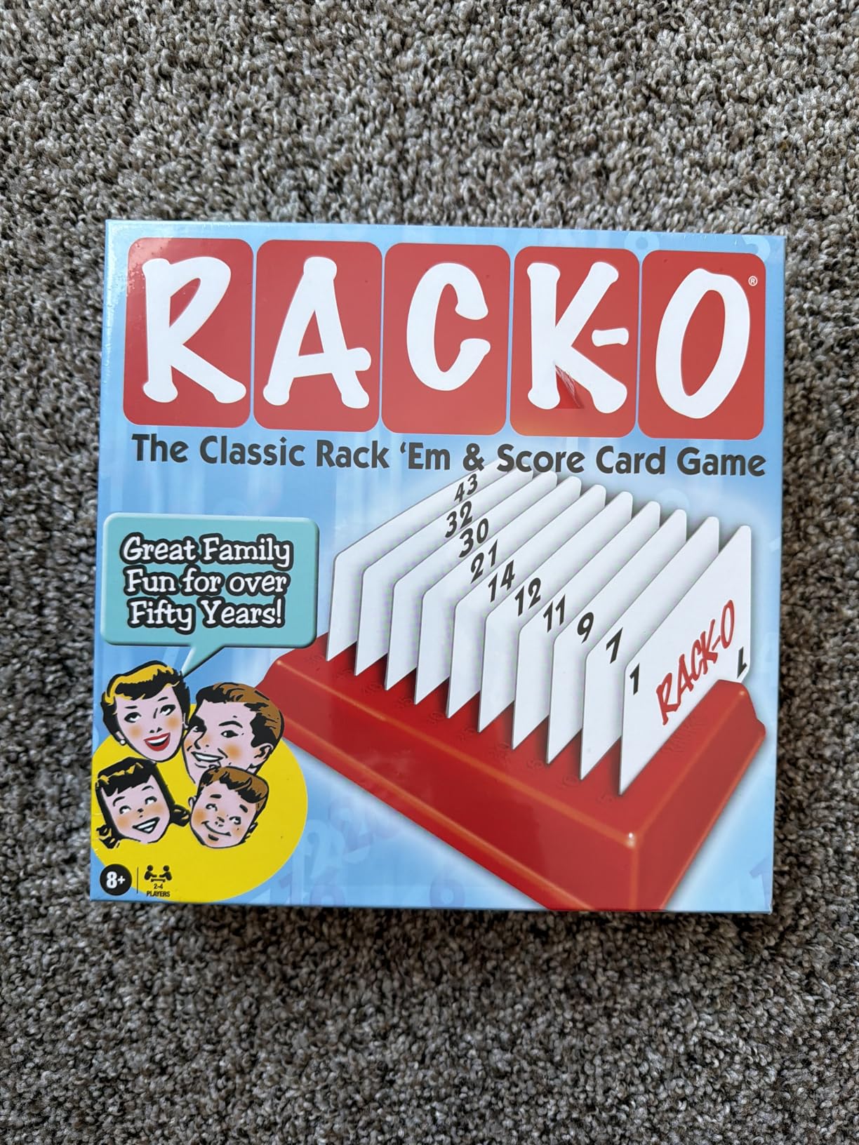 Winning Moves Rack-O Retro Game Games USA, Classic Tabletop Game Enjoyed by Families Since The 1950's! Ages 8+, 2-4 Players (6122) customer photo 1