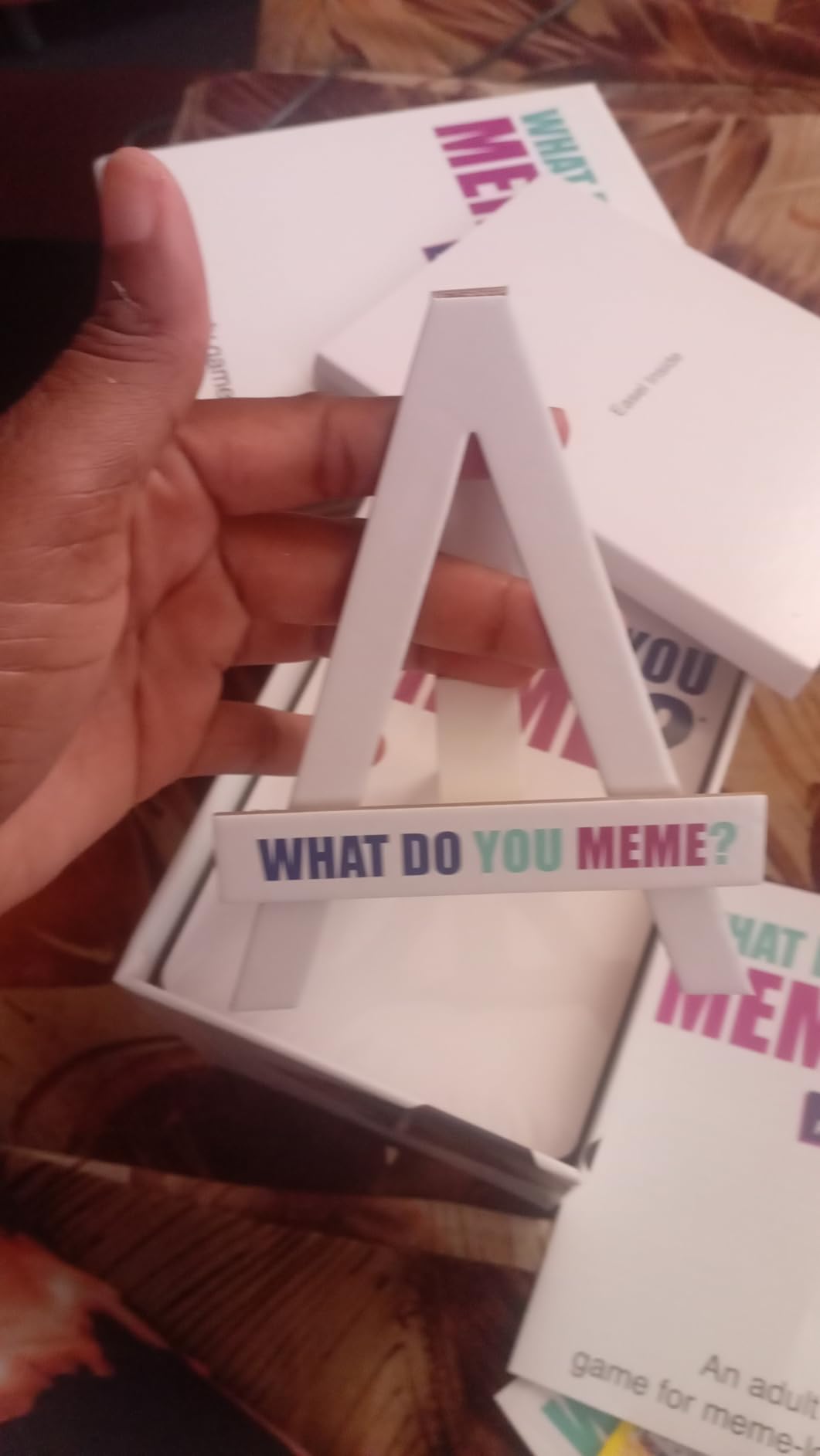 WHAT DO YOU MEME? Core Game (Original Version) - The Hilarious Adult Party Game for Meme Lovers customer photo 1