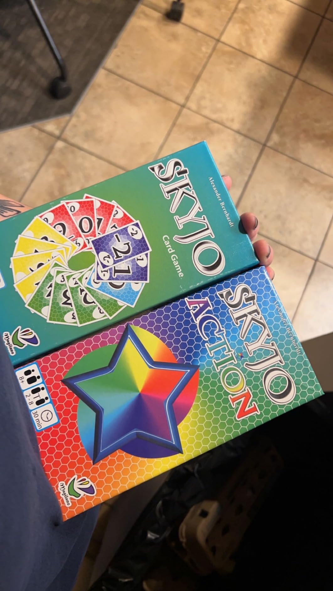 magilano SKYJO, Fun Card Game for Young and Least Young, Fun Game Parties in The Circle of Friends and Family. customer photo 1