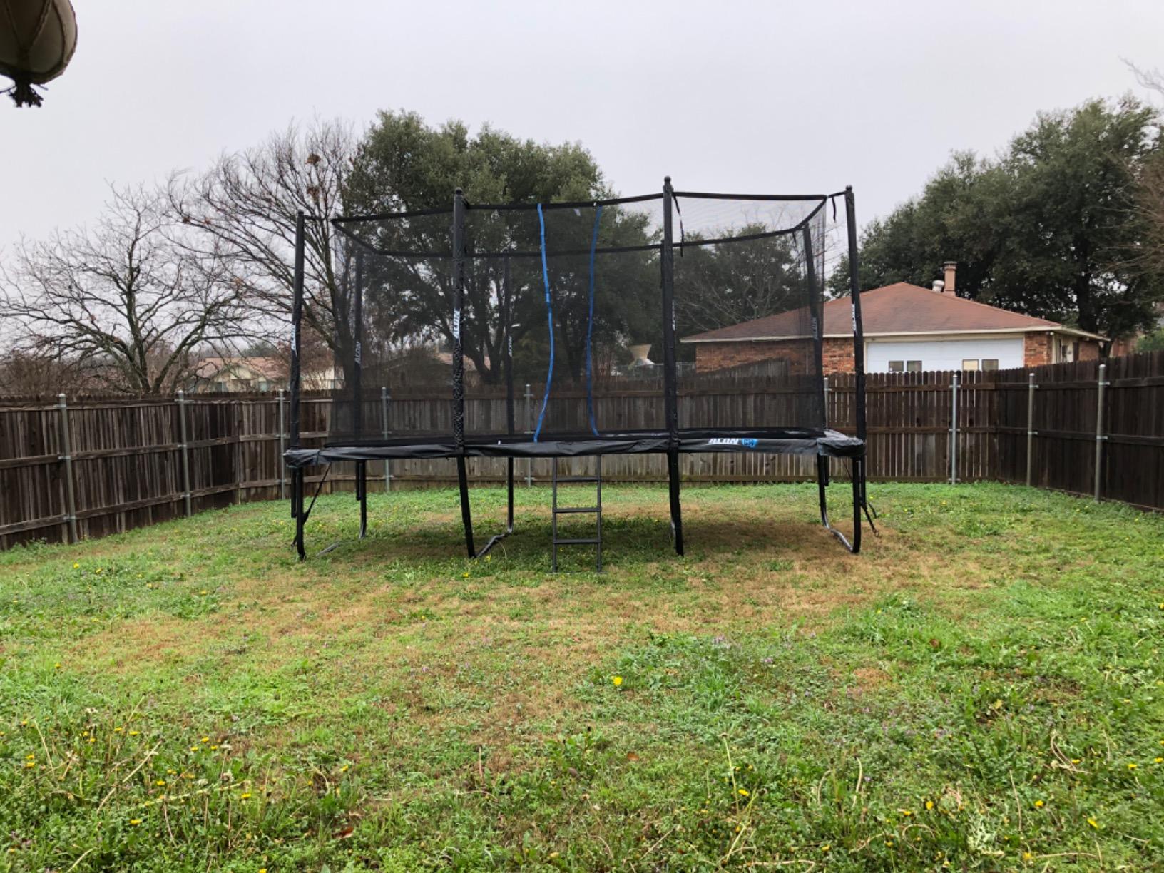 ACON 16 HD Rectangular Trampoline 17x9.8 ft, 140 HD Springs, SafeMat customer photo 2