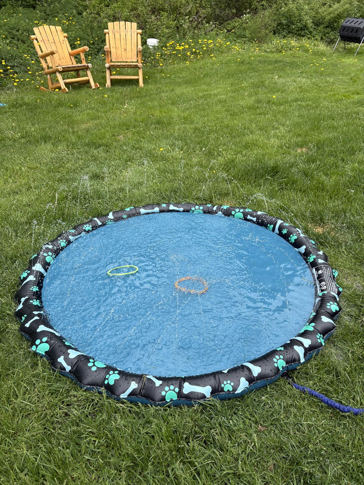 SplashEZ 3-in-1 Splash Pad, Sprinkler for Kids & Baby Pool for Learning customer photo 1