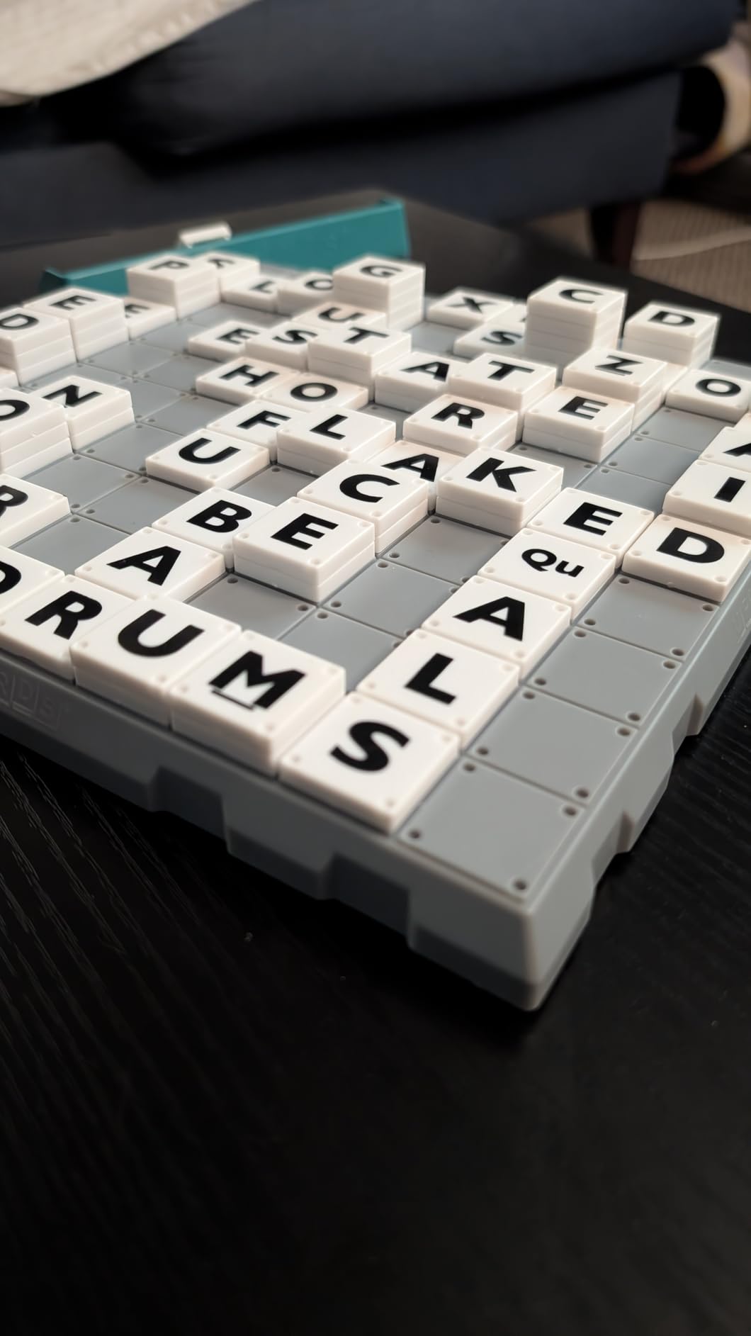 Spin Master Games, Upwords, Classic Word Game with Stackable Letter Tiles customer photo 2