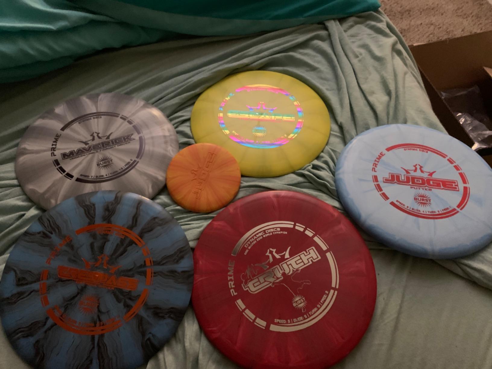 Dynamic Discs Prime Burst 3-Disc Golf Set | Includes Putter, Midrange, Driver, Mini Marker | 170-176g | Starter Disc Golf Accessories for Men | Great Beginner Kit for New Players & Amateurs customer photo 2