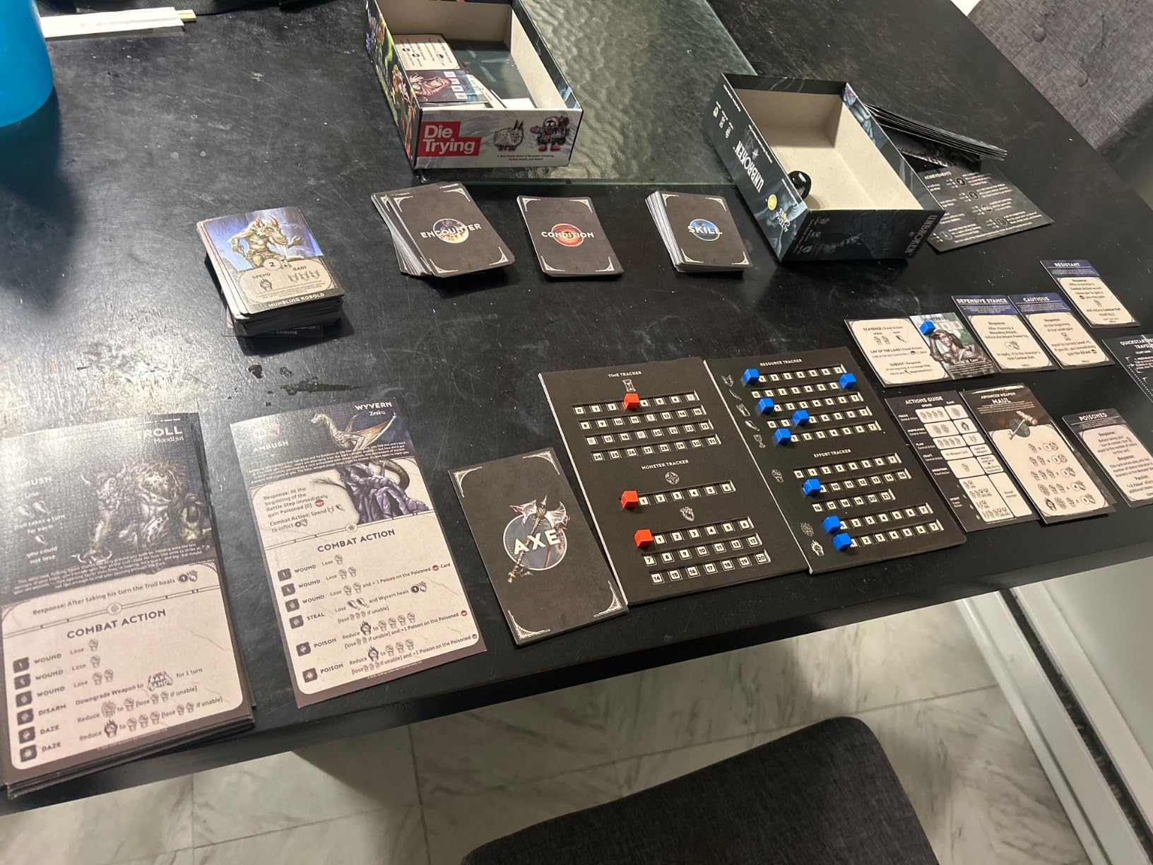 Golden Bell Studios Unbroken: a Solo Game of Survival and Revenge, Black customer photo 1