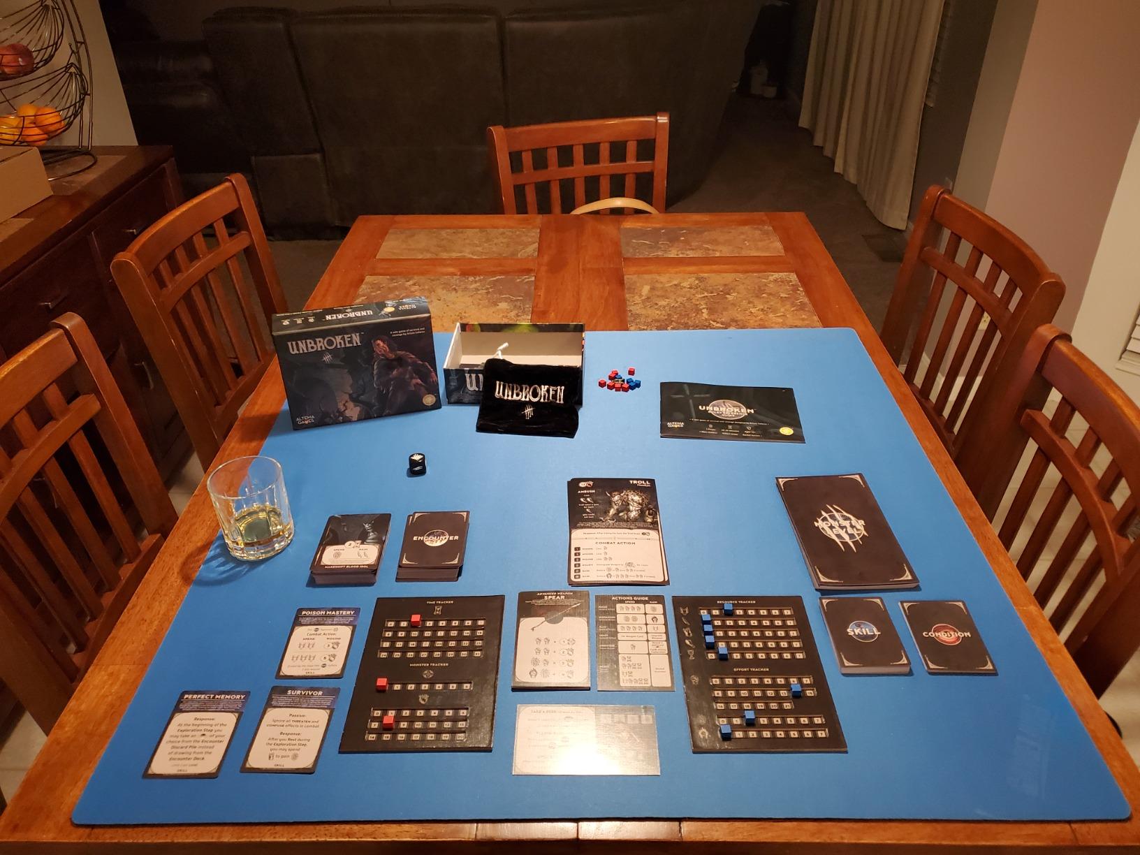 Golden Bell Studios Unbroken: a Solo Game of Survival and Revenge, Black customer photo 2