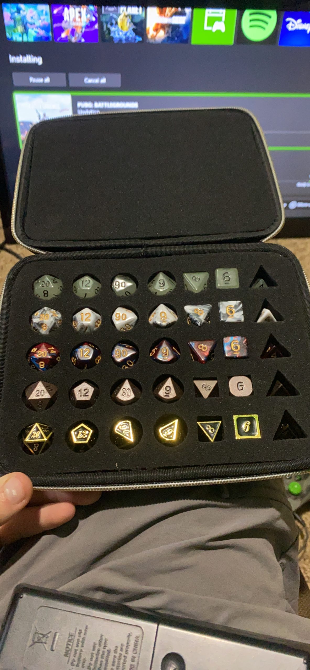 Dice Storage Case, Dice Case Box Tray for DND Dice Set customer photo 1