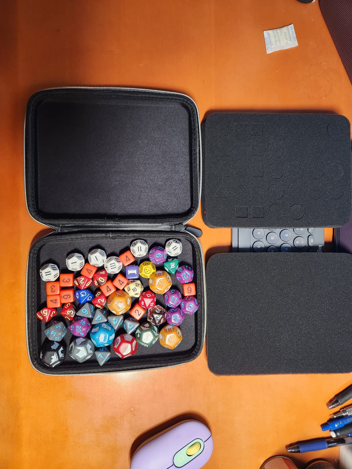 Dice Storage Case, Dice Case Box Tray for DND Dice Set customer photo 2