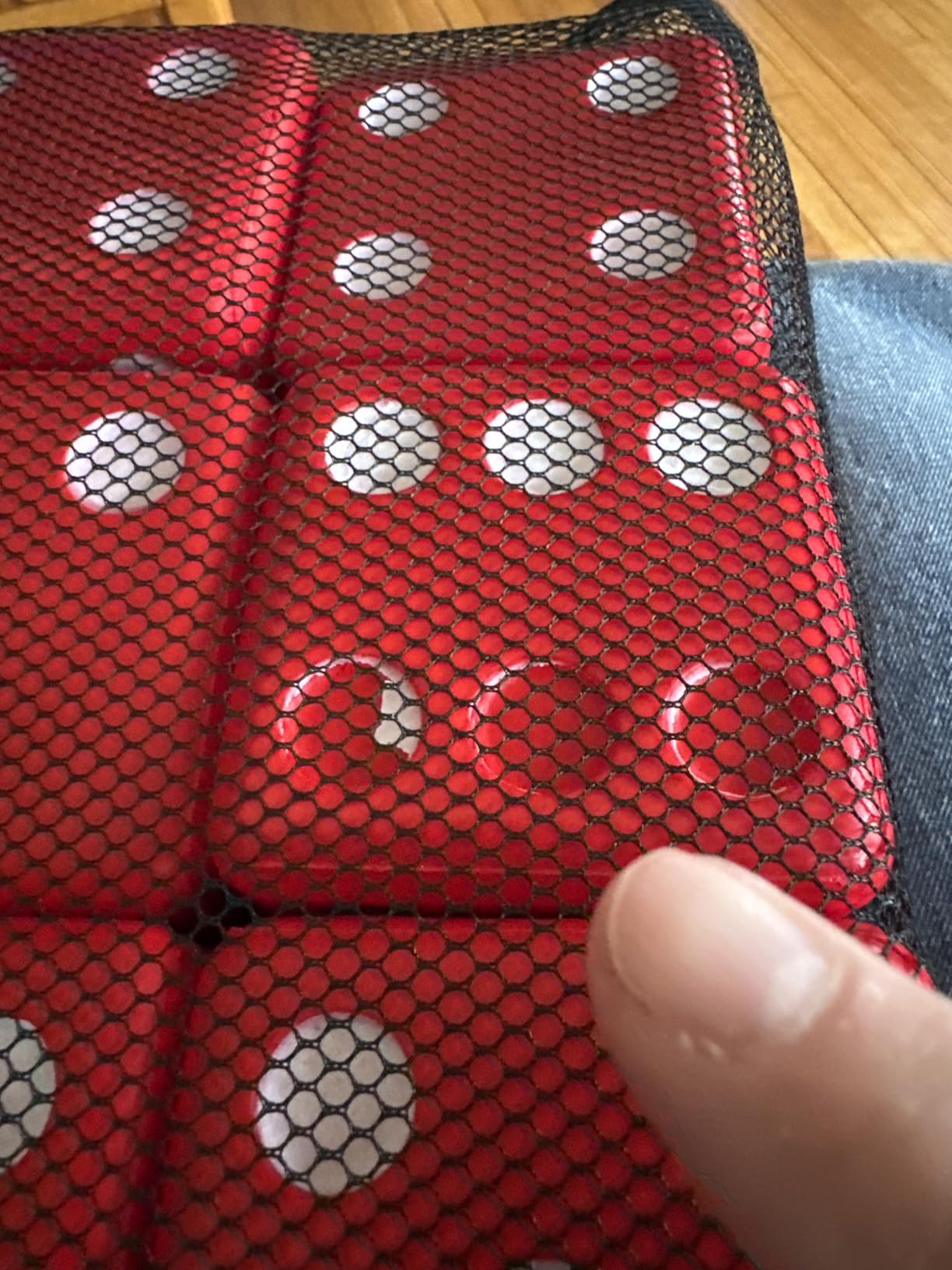 GoSports Giant 3.5 Inch Red Foam Playing Dice Set with Scoreboard (Includes 6 Dice, Dry-Erase Scoreboard and Carrying Case) customer photo 2