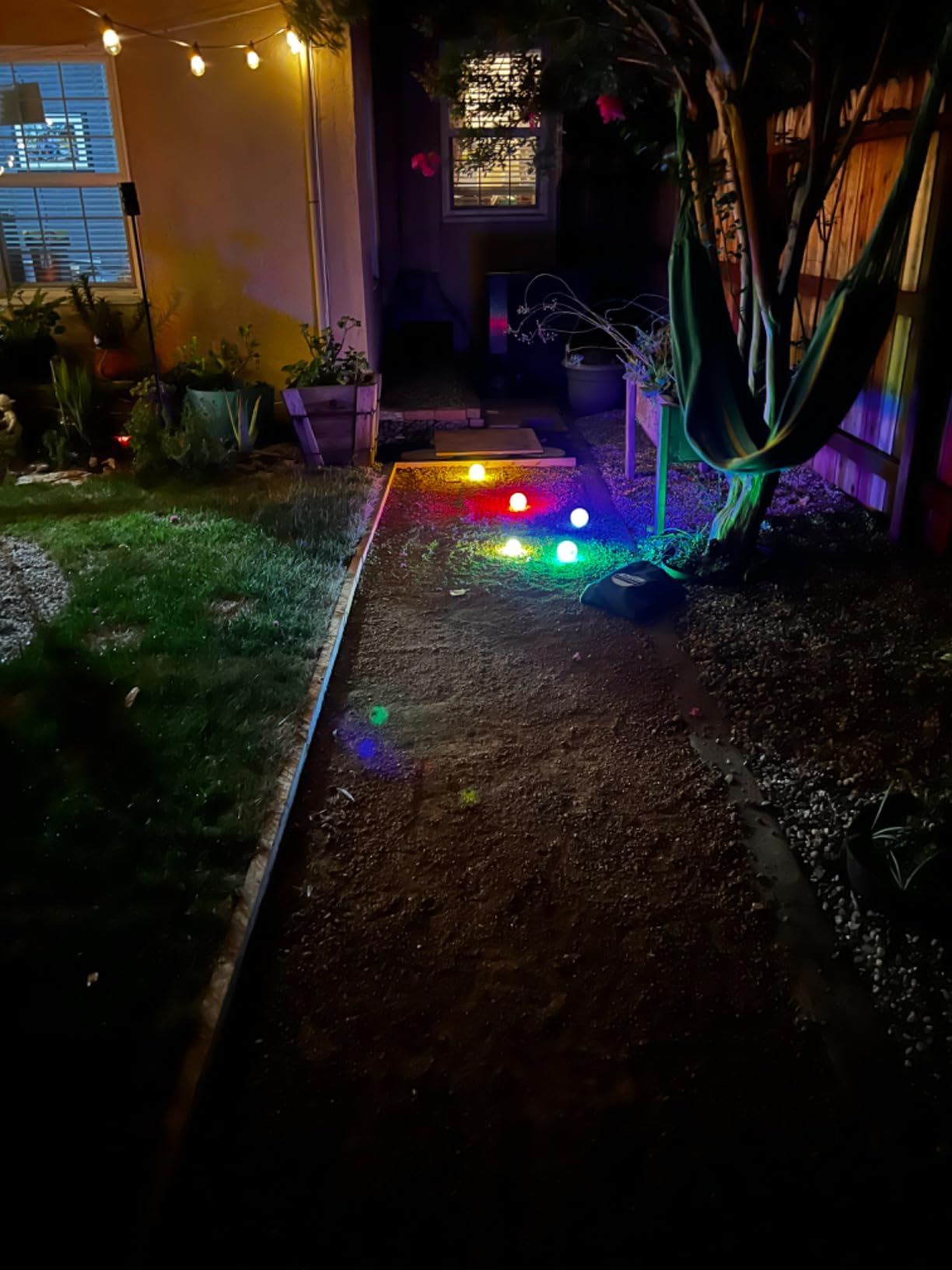 GoSports LED Bocce Ball Game Set - Includes 8 Light Up Bocce Balls, Pallino, Case and Measuring Rope - Choose 85 mm or 100 mm customer photo 2