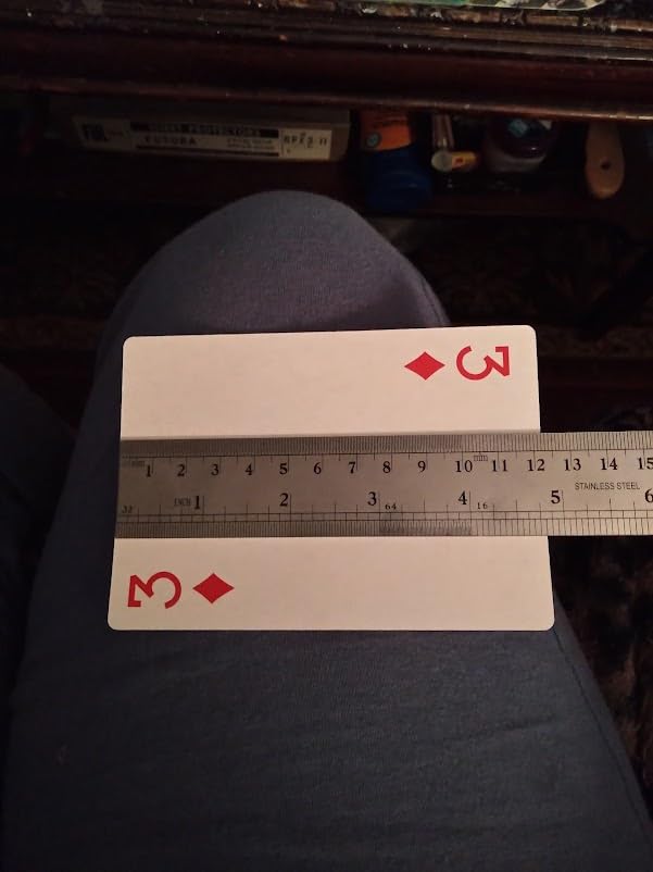 Jumbo 3.5x5 Inch Playing Cards Plastic Coated customer photo 2