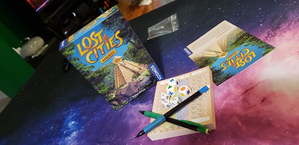 Thames & Kosmos Lost Cities: Roll & Write | A Family Friendly Game from Kosmos Games |by Reiner Knizia | for 2 to 5 Players, Ages 8 and up customer photo 1