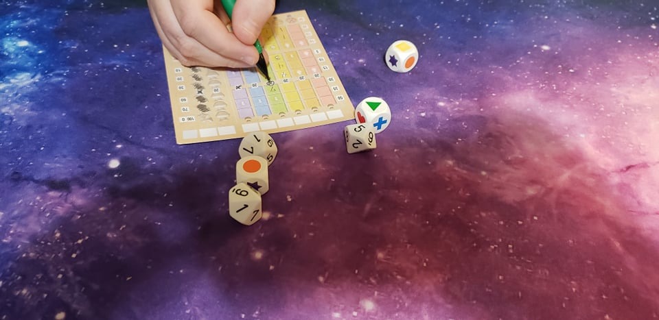 Thames & Kosmos Lost Cities: Roll & Write | A Family Friendly Game from Kosmos Games |by Reiner Knizia | for 2 to 5 Players, Ages 8 and up customer photo 2