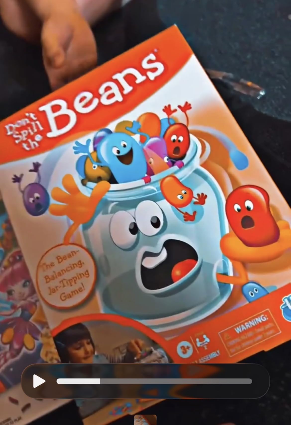 Hasbro Gaming Don't Spill The Beans Game for Kids, Easy and Fun Balancing Game for Children Ages 3 and Up, Easter Gifts for Boys and Girls, Preschool Games for 2 Players, Kids Board Games customer photo 1