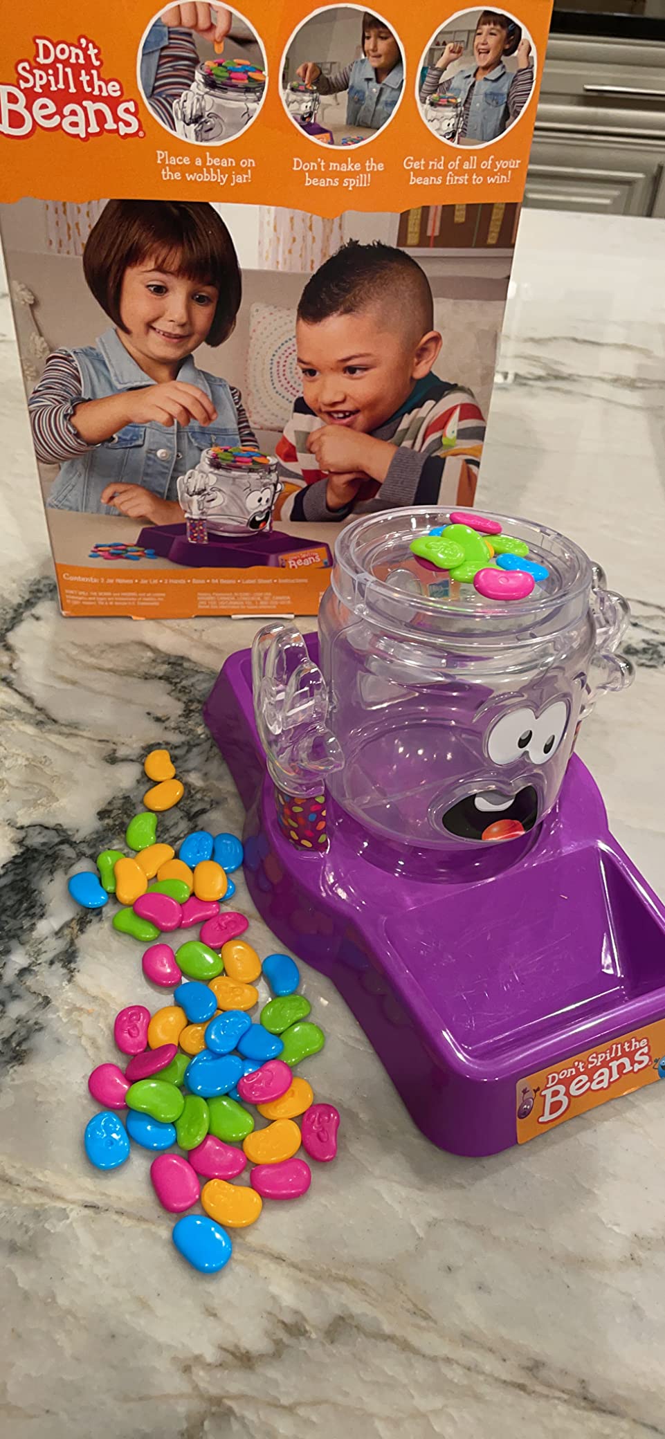 Hasbro Gaming Don't Spill The Beans Game for Kids, Easy and Fun Balancing Game for Children Ages 3 and Up, Easter Gifts for Boys and Girls, Preschool Games for 2 Players, Kids Board Games customer photo 2