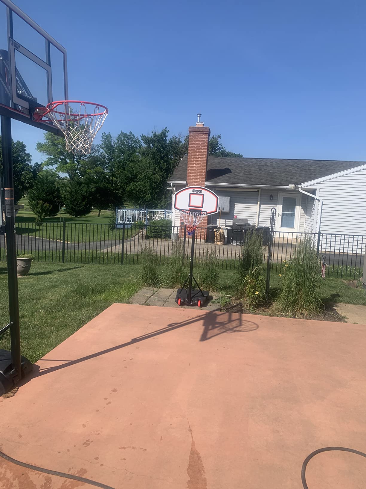 Play22 Kids Basketball Hoop - 5-7 FT Adjustable - Indoor & Outdoor Play customer photo 2