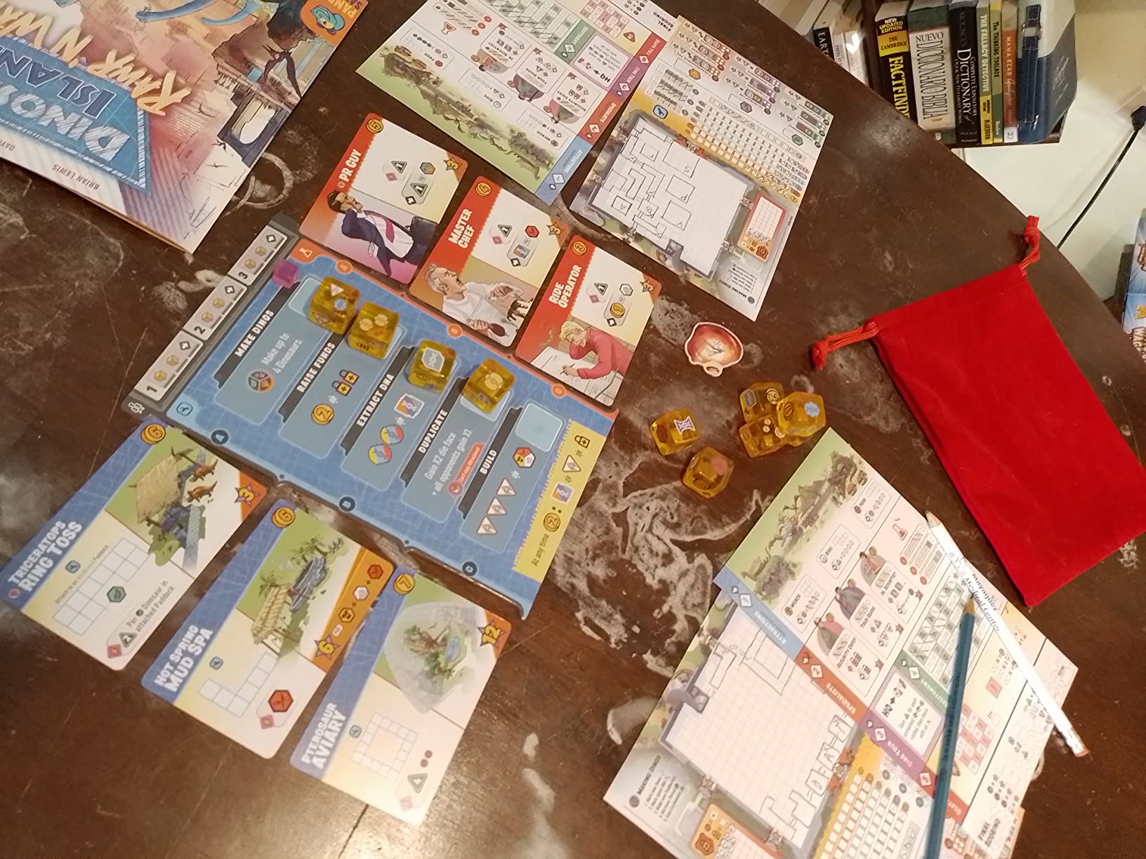 Dinosaur Island Rawr and Write Board Game - Build Your Dino Theme Park! Strategy Game, Fun Family Game for Kids and Adults, Ages 10+, 1-4 Players, 30-45 Minute Playtime, Made by Pandasaurus Games customer photo 2