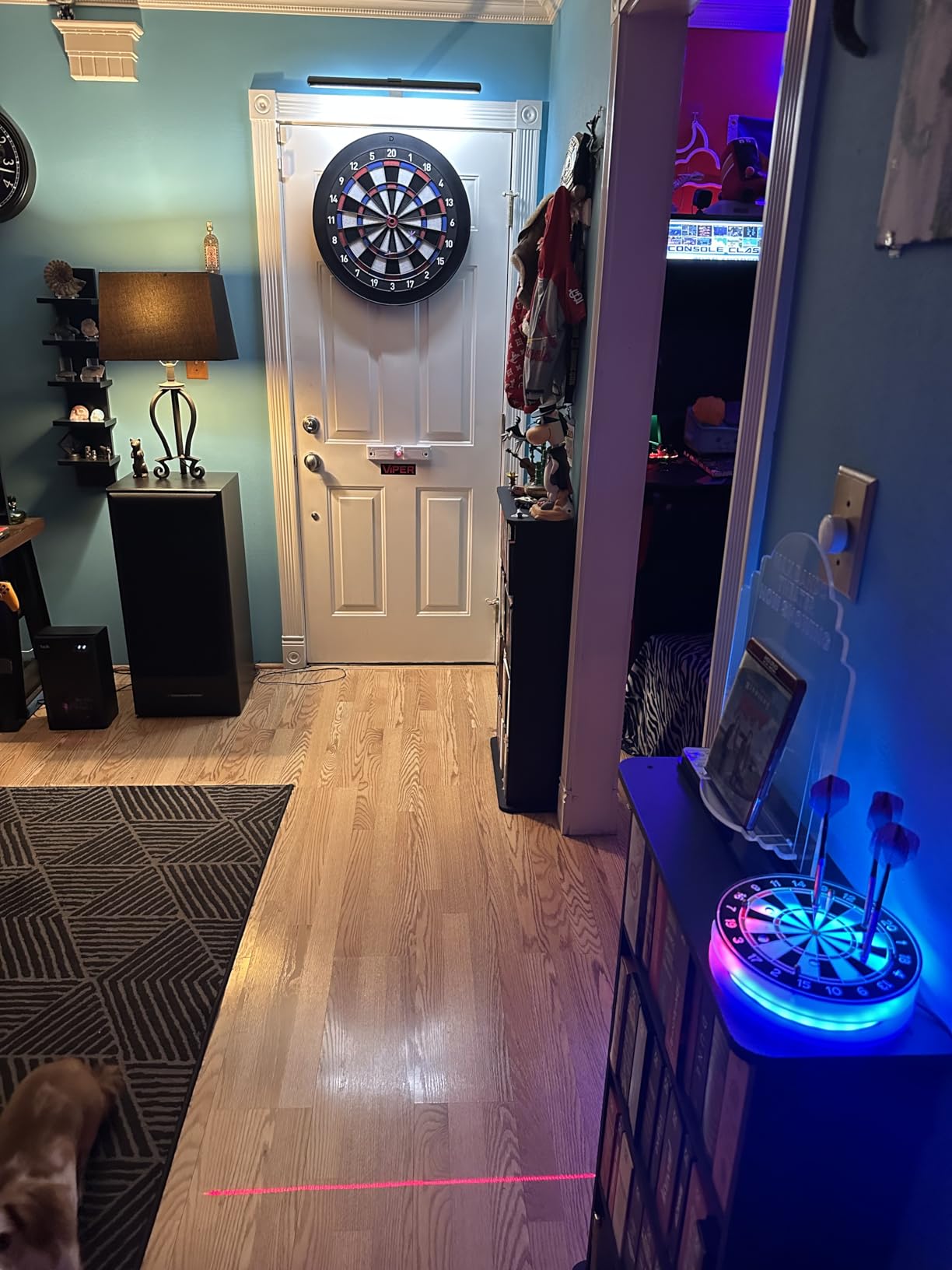 DARTSLIVE Home Electronic Dartboard, Bluetooth Compatible with Online Play, for Soft Tip Darts, 15.5 Inch Diameter Regulation Size Dartboard for Indoor Play, Black customer photo 2