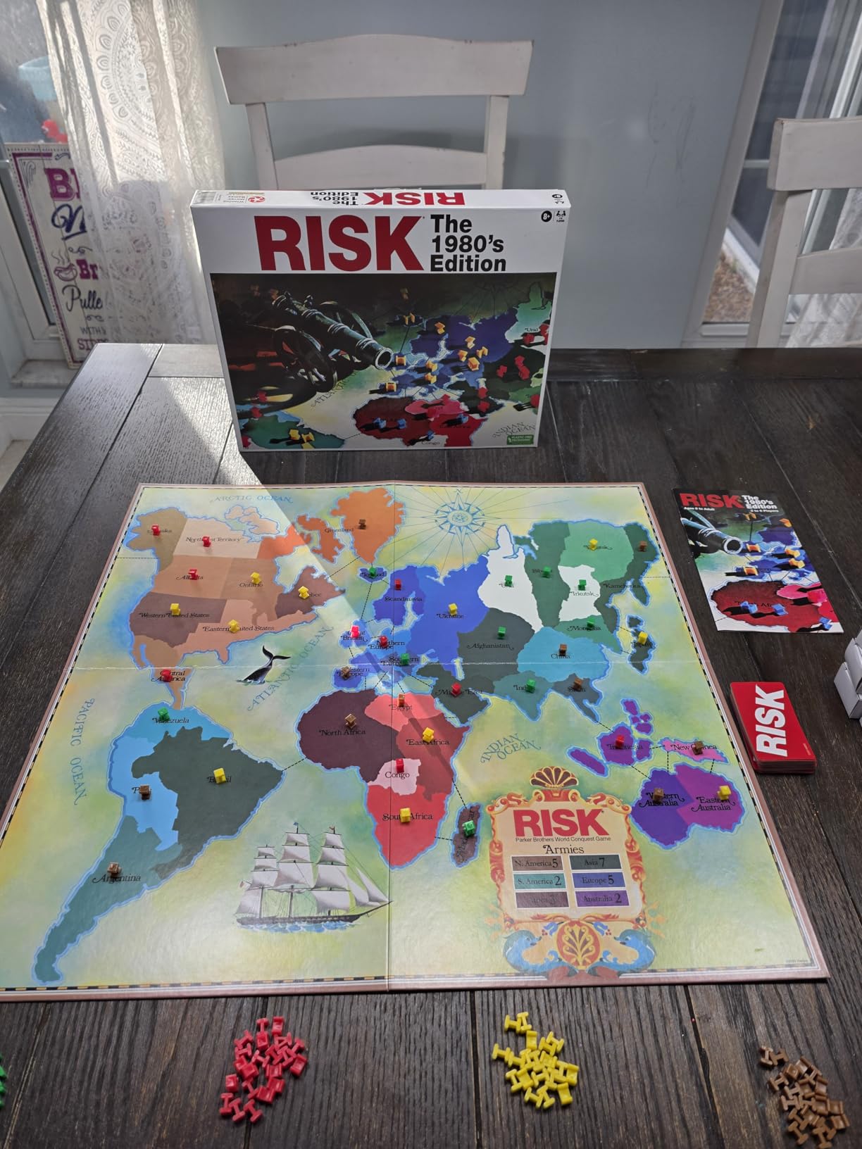 Risk The 1980's Edition with Original 1980's Artwork and Components by Winning Moves Games USA, Strategy Board Game of World Domination for 2 to 6 Players, Ages 8+ customer photo 2