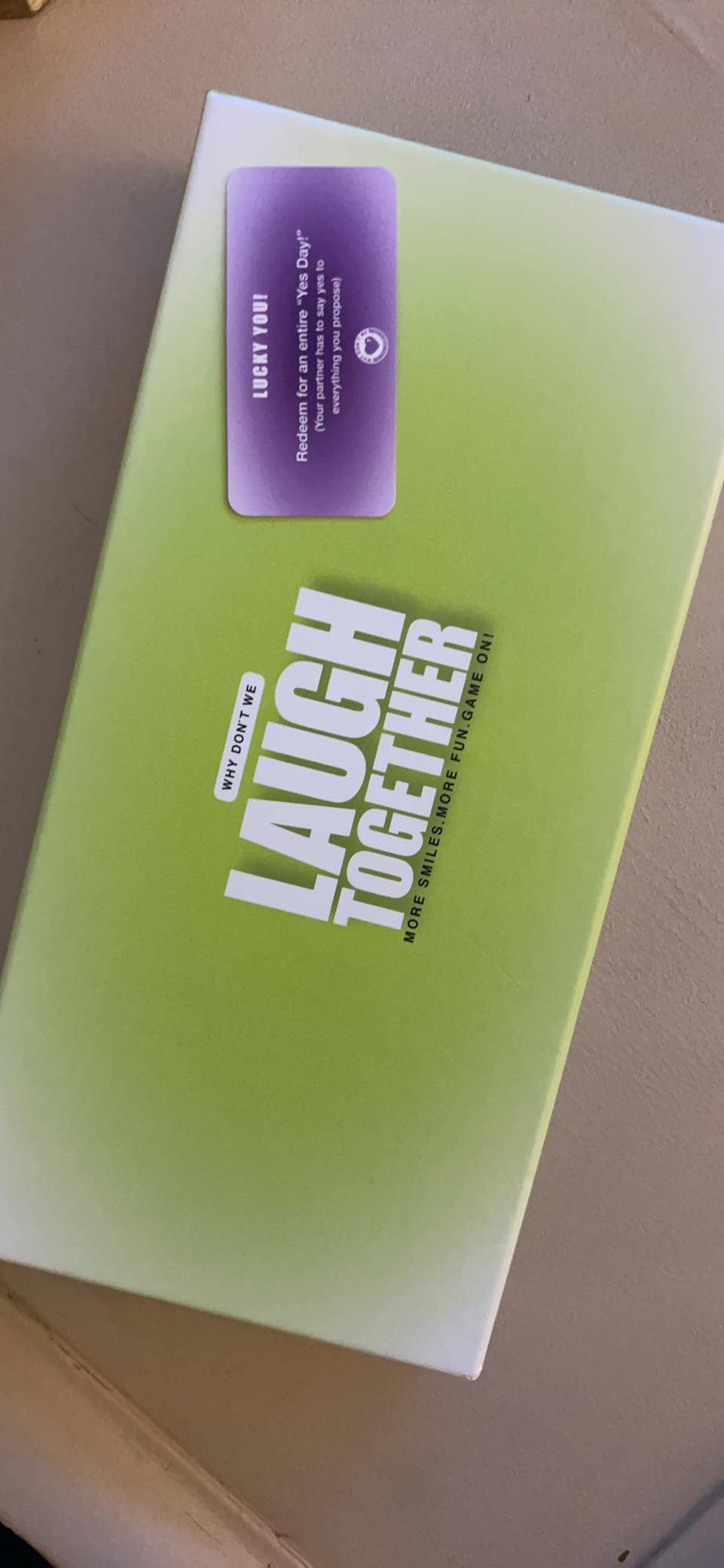 Why Don't We Laugh Together? - Card Games for Couples customer photo 2
