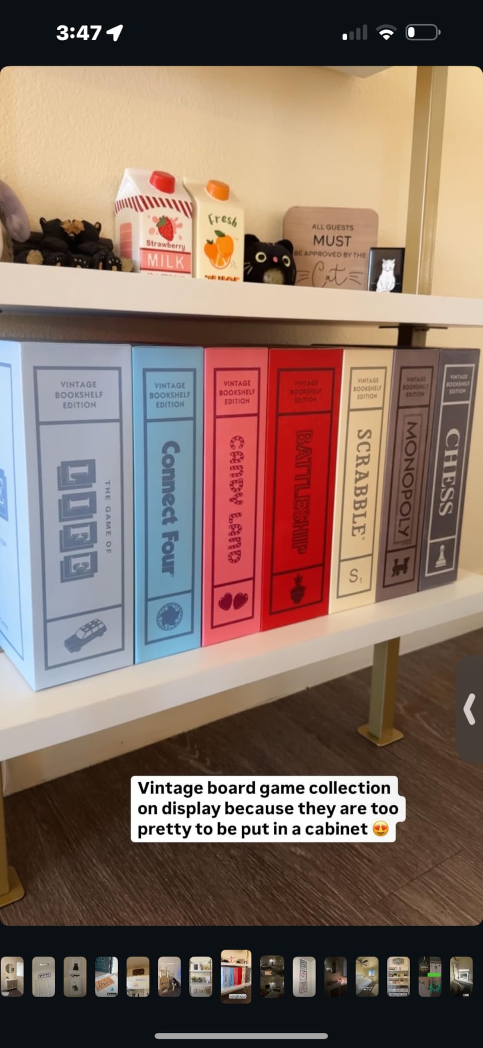 Connect Four Vintage Bookshelf Edition - 4 in a Row Game by WS Game Company, Fabric-Wrapped Book Box Display, Classic Strategy Tabletop Games for 2 Players, Ages 6+ customer photo 2