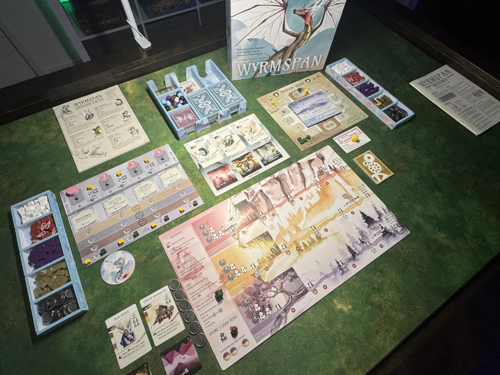 Stonemaier Games: Wyrmspan (Base Game) - A Wingspan Game by Connie Vogelmann | Build a Cavernous Sanctuary for Unique, Stunning Dragons | Strategy Board Game for Adults & Family | 1-5 Players, 120 Min customer photo 1