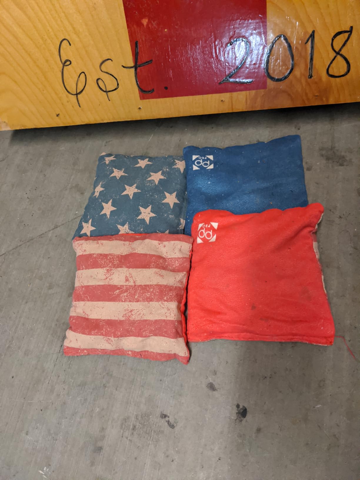 Professional Cornhole Bags - Set of 8 Regulation All Weather Double Sided - Sticky Side/Slick Side Bean Bags for Pro Corn Hole Game customer photo 2
