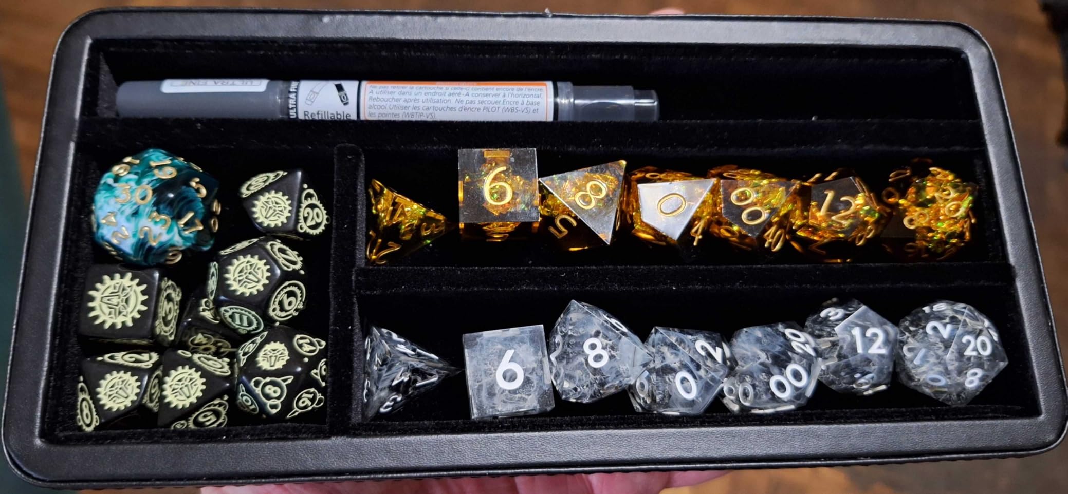 Soar Forge Sanctum Dice Box - Premium Case & Dice Tray for DND - Phone/Pen Slot, Magnetic Lid and Storage for your Sets, Mini's and More customer photo 2