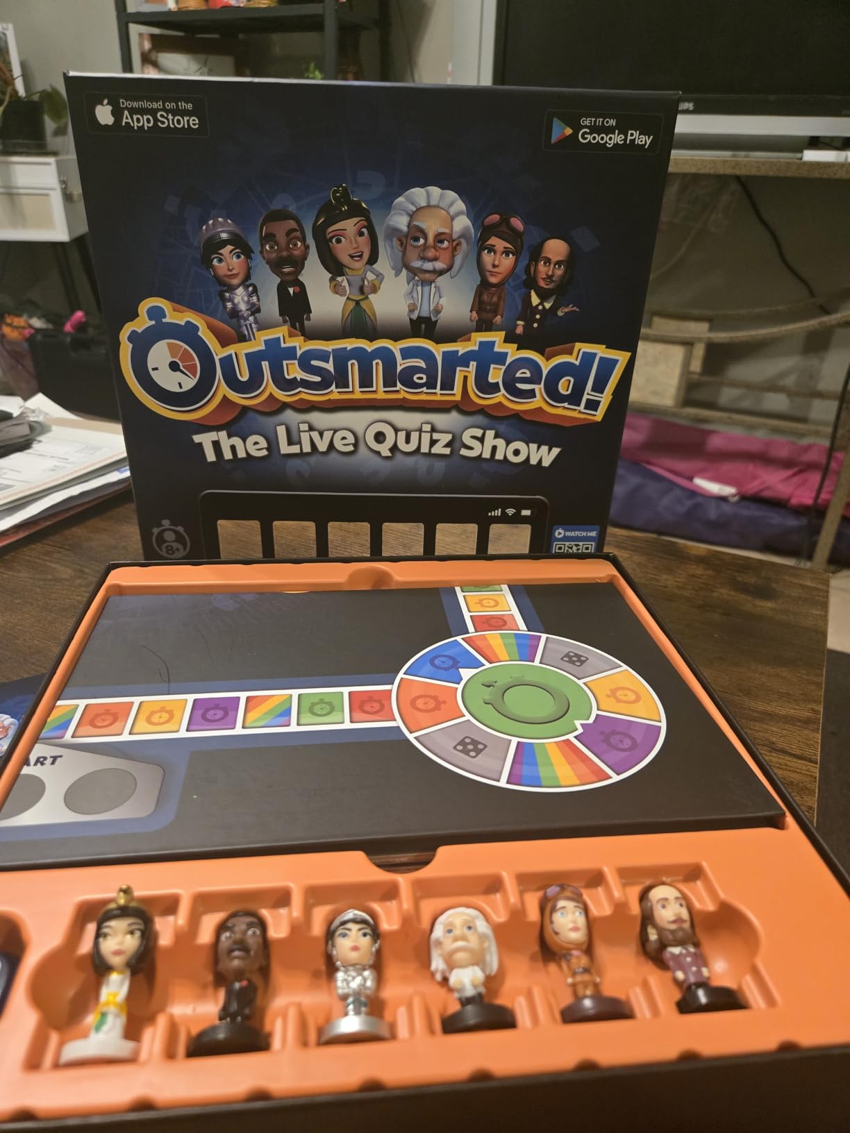 Outsmarted - The App-Connected TV Quiz-Show Board Game | Kids, Teens & Adults | Next-Level Game Night for Family & Friends | 2-24 Players | Age 8+ | 10,000+ Questions | 2026 Edition customer photo 1