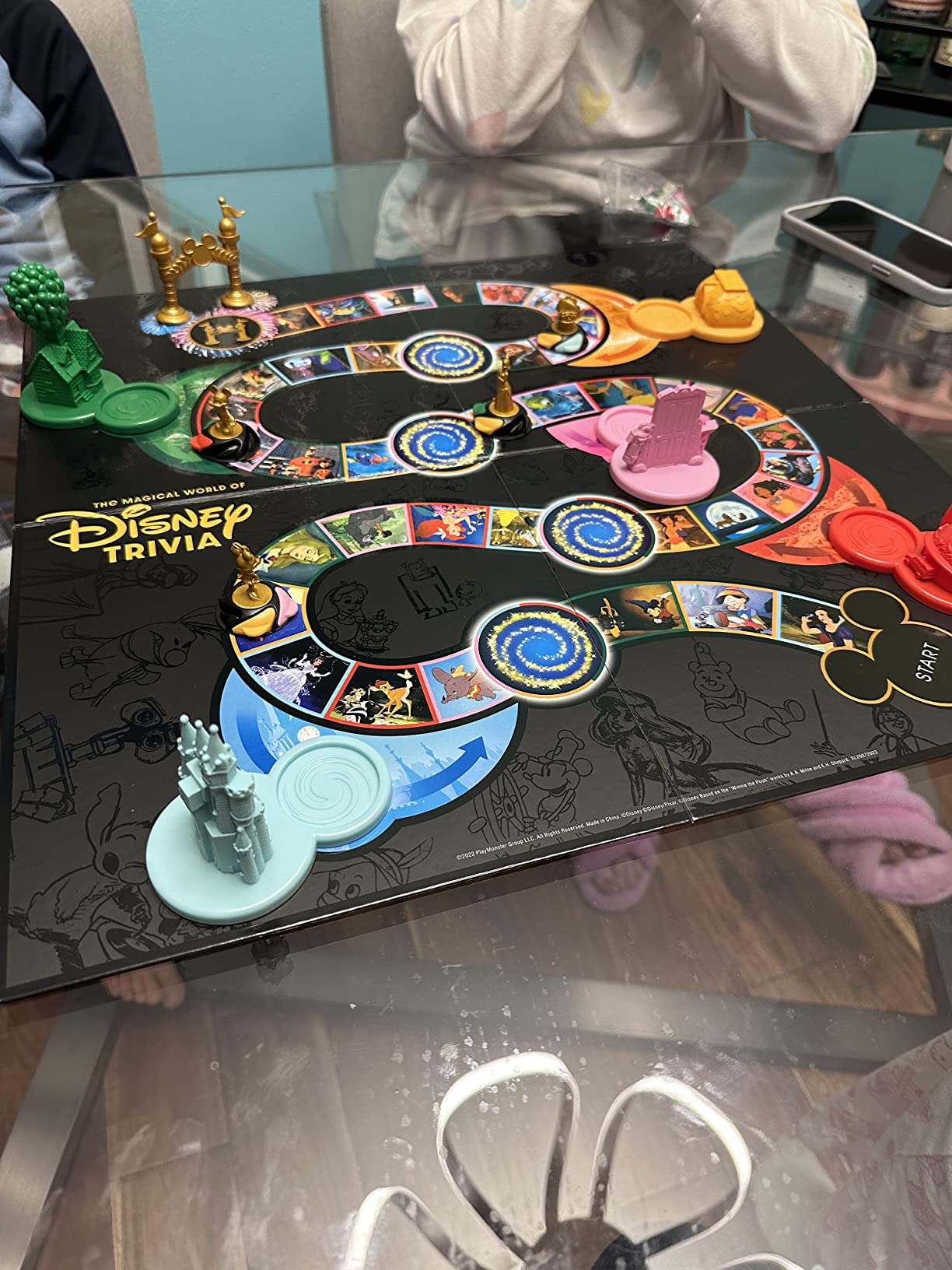 The Magical World of Disney Trivia Games - Board Games for Family Night, Multi-Player Board Game, Family Board Game, Travel Games, Disney Toys, Ages 6+ customer photo 1