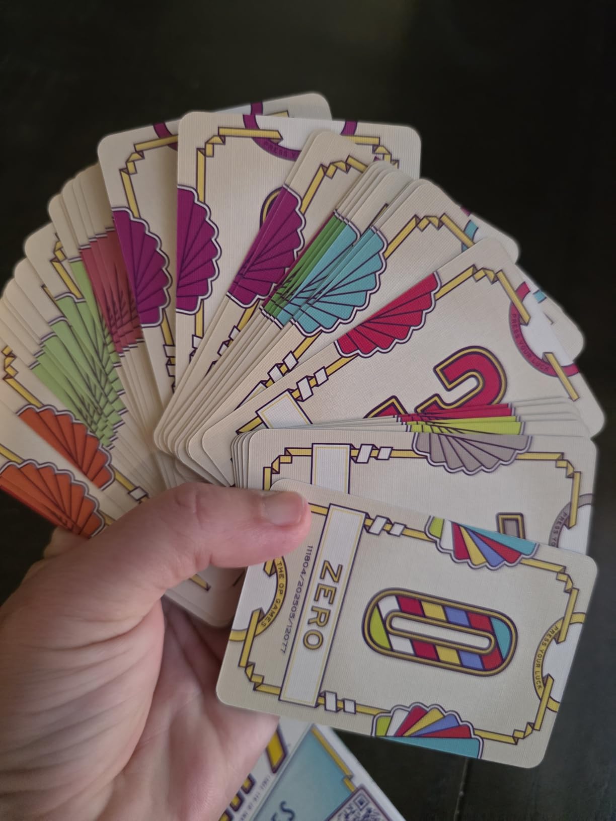 USAOPOLY Flip 7, The Ultimate Blend of Press Your Luck & Strategy, Fast-Paced Addictive Card Game customer photo 2