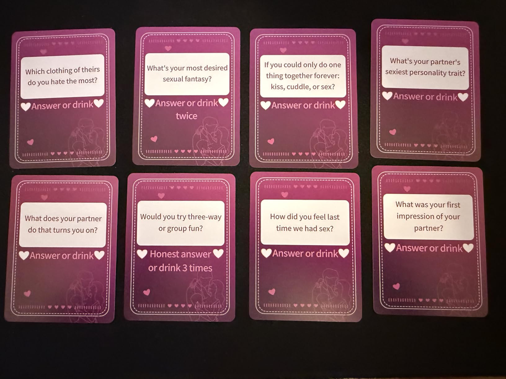 Tipsy Date Night Couples Drinking Game customer photo 2
