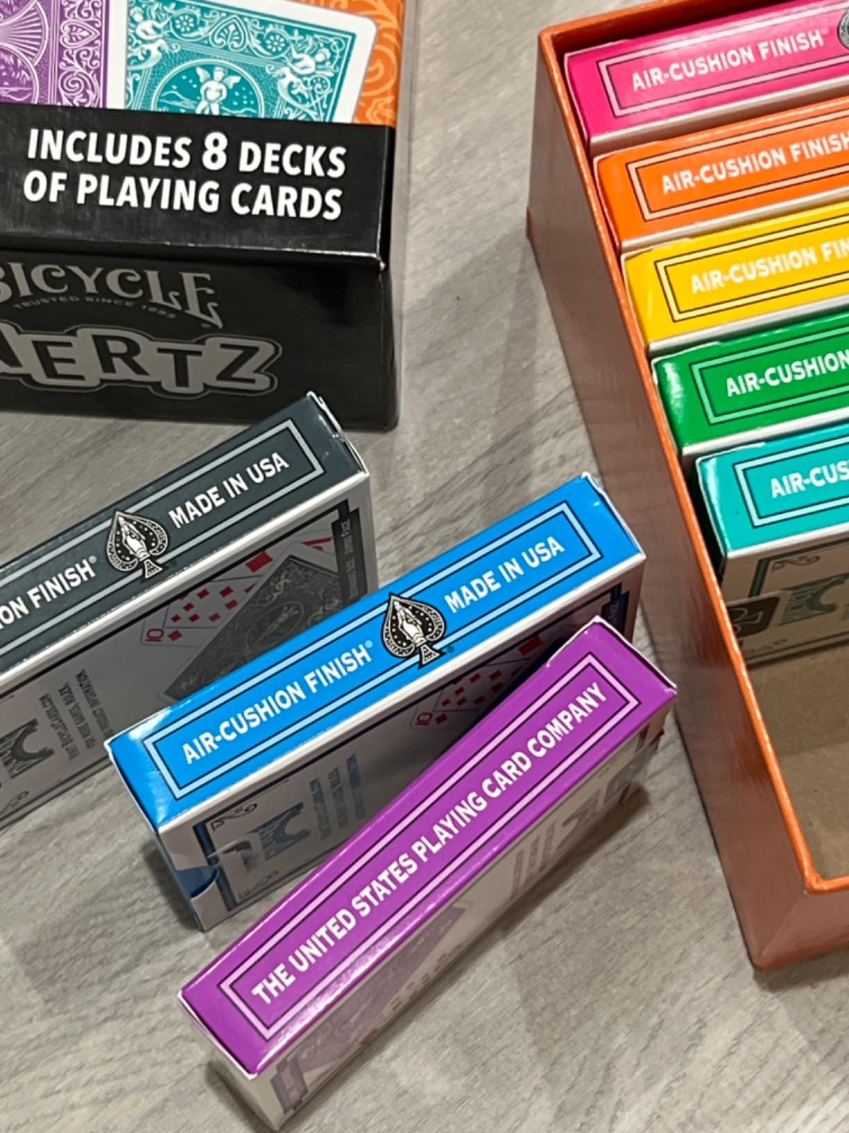 Bicycle Games Bundle - Nertz, Pokeno, Color Addict - 3 Fast-Paced Family Game Night Playing Card Games for Kids and Adults customer photo 2