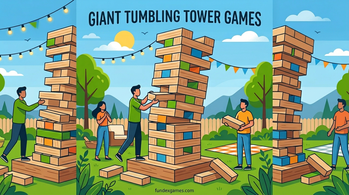 Giant Tumbling Tower Games