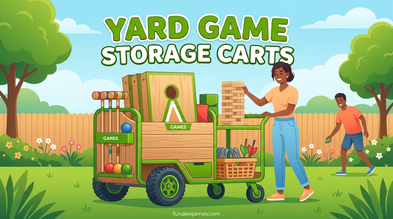 Yard Game Storage Carts