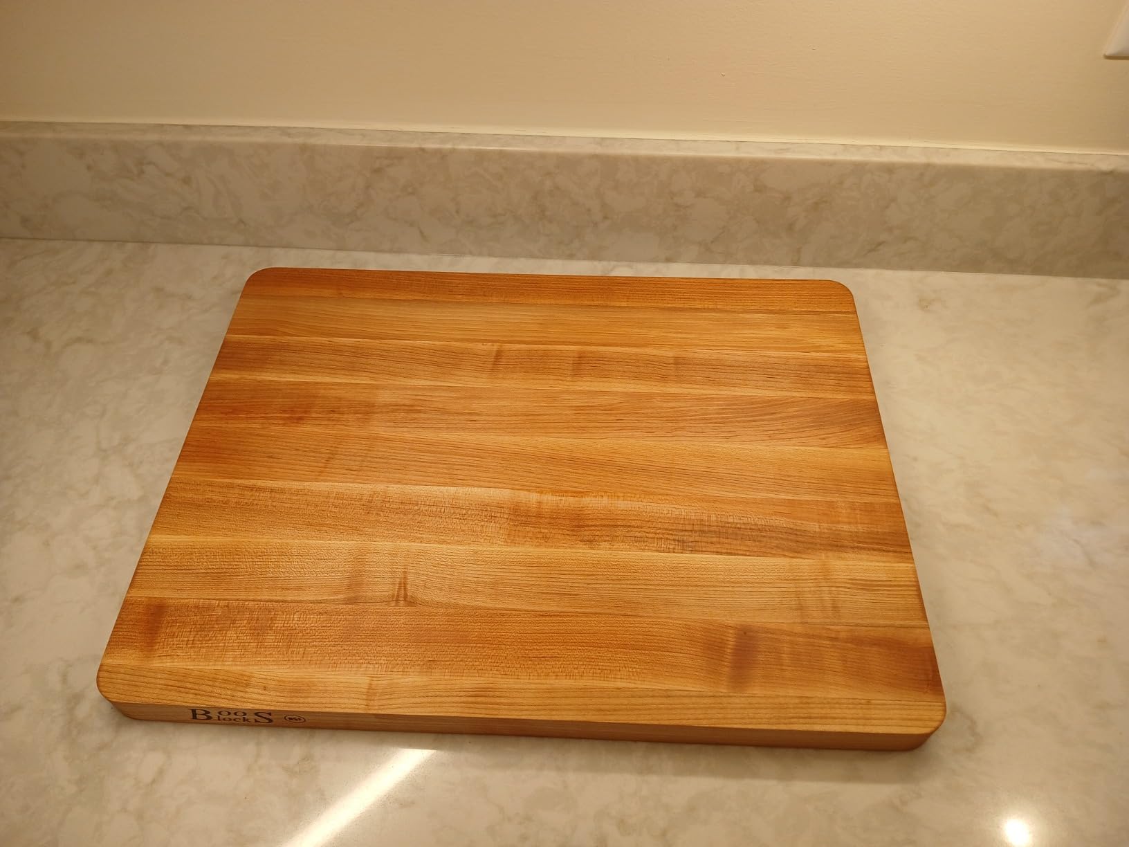 John Boos Chop-N-Slice Series Square Wooden Maple Cutting Board 10