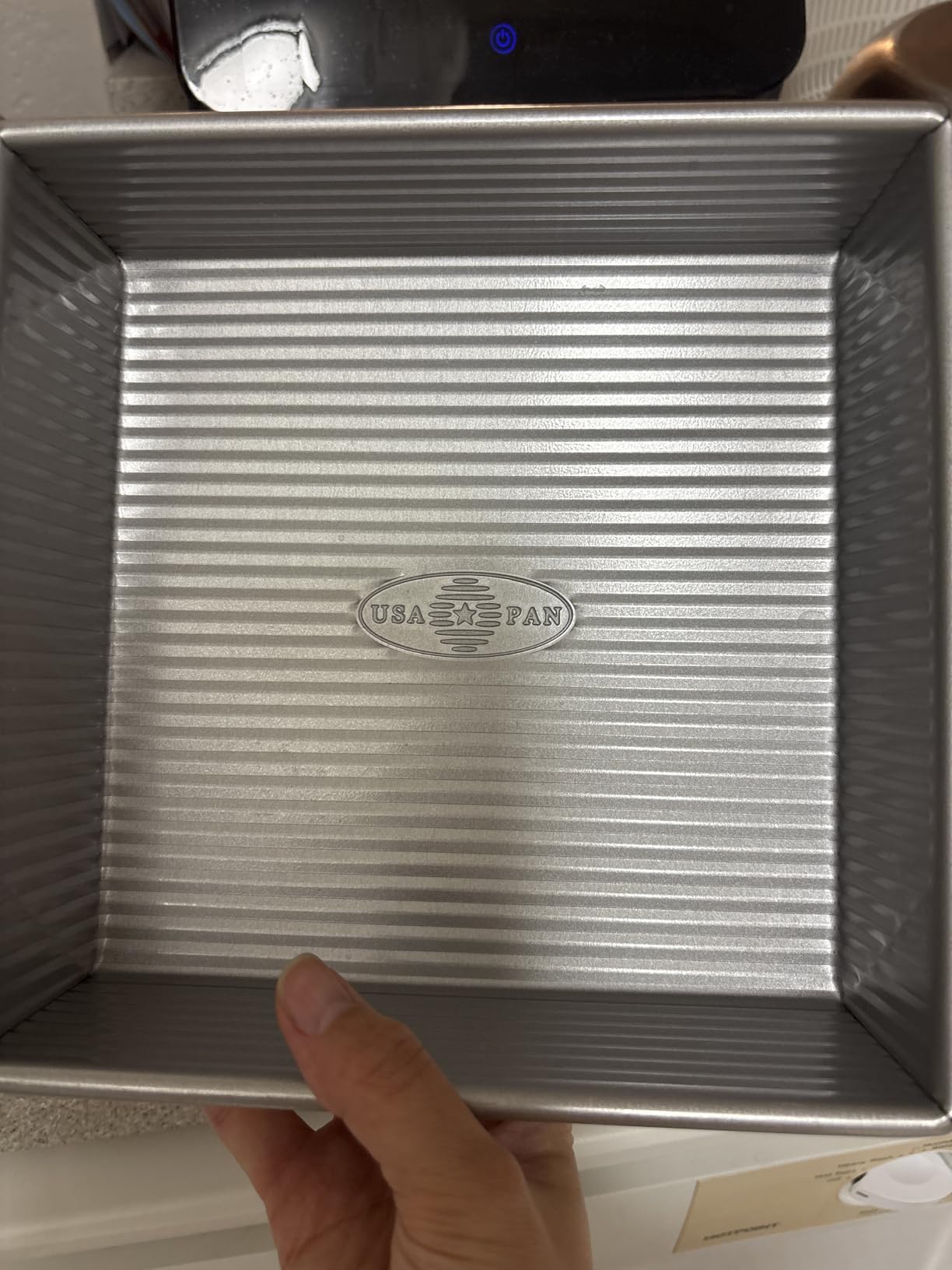 USA Pan Bakeware Nonstick Square Cake Pan, 8 Inch, Aluminized Steel customer photo 2
