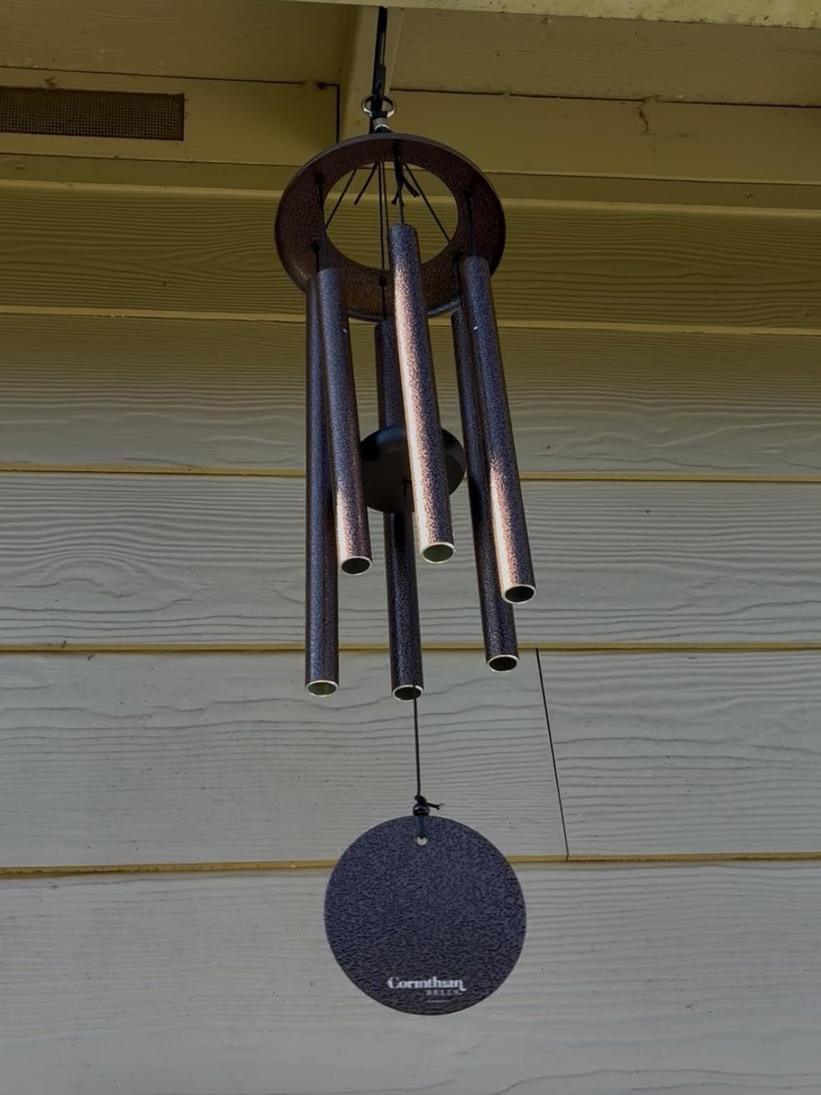 Corinthian Bells 27 Inch Copper Vein Wind Chimes for Outside, Memorial Outdoor Wind Chime with Soothing Tone, Made in USA customer photo 1