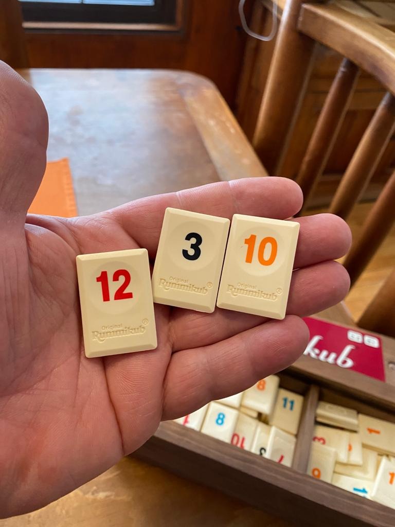 Rummikub Vintage Edition in All-Wood Storage Case with 4 Built-in Player Trays and 106 Rummikub Tiles, for 2 to 4 Players Ages 8 and Up customer photo 1