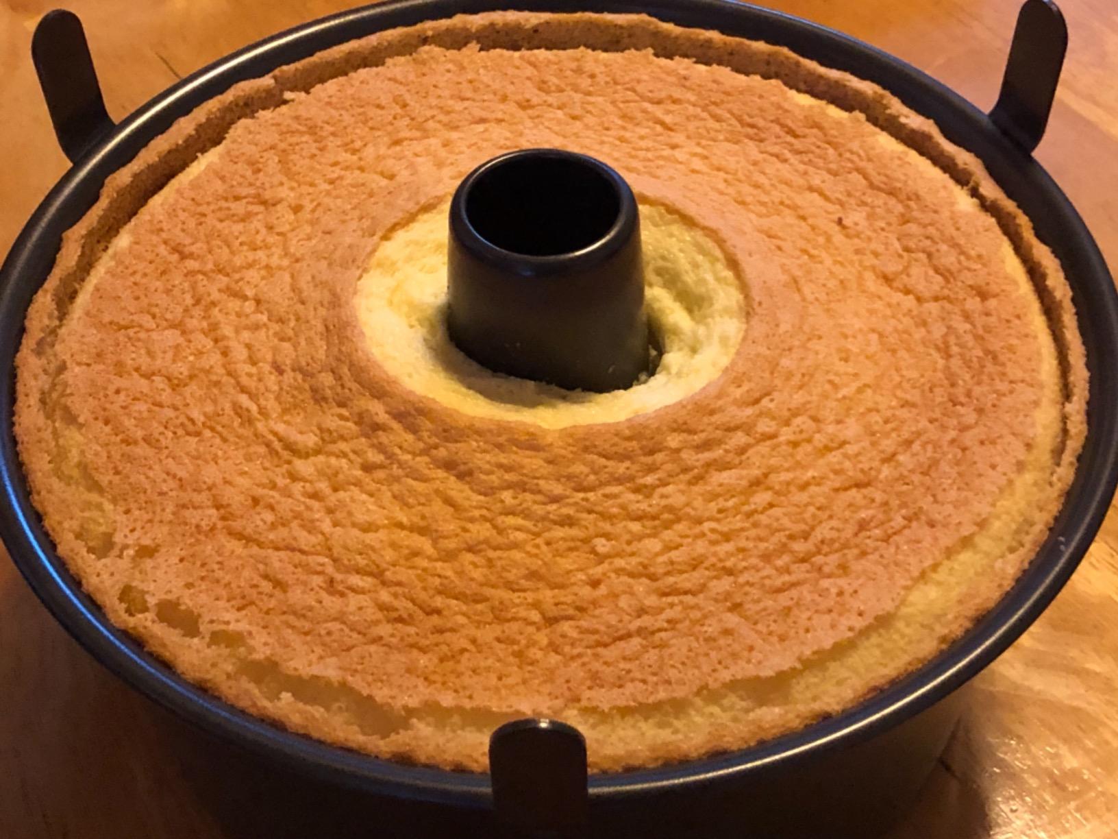 Chicago Metallic Angel Food Cake Pan with Cooling Feet, 2-Piece Nonstick Tube Pan, 9.5 Inch Carbon Steel, Perfect for Pound and Sponge Cakes customer photo 2