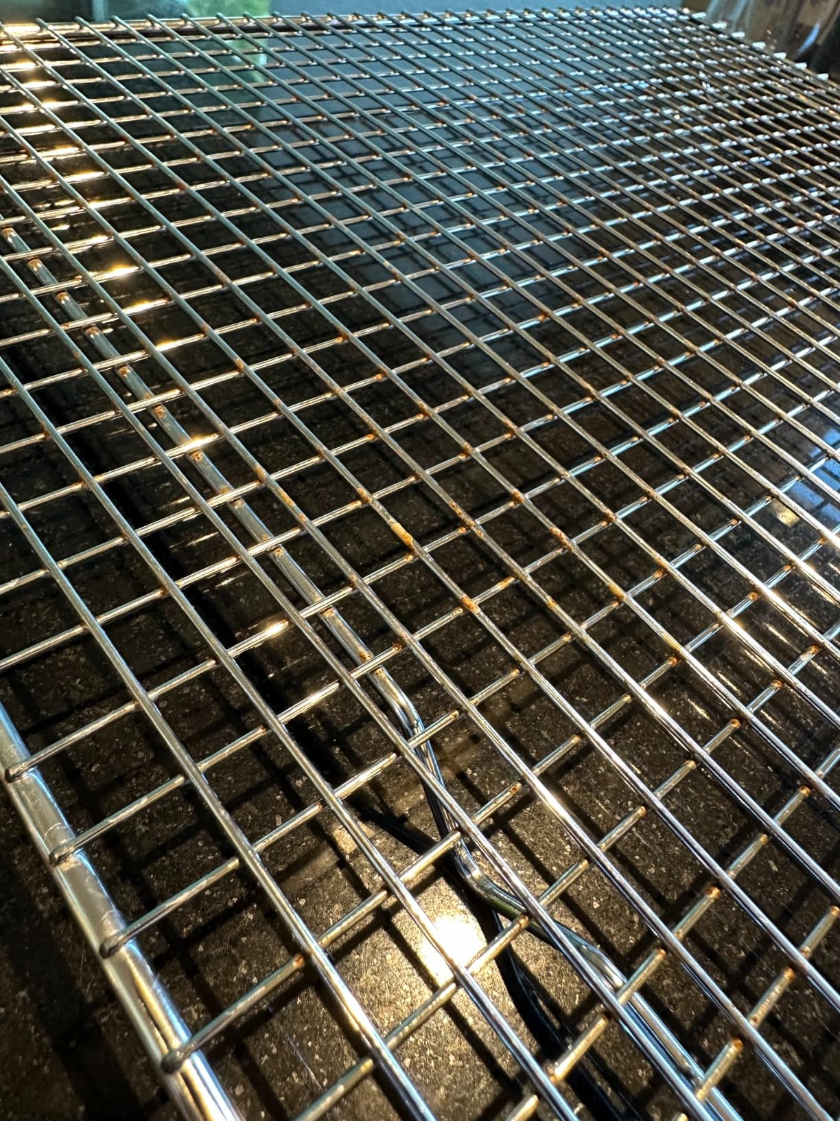 Mrs. Anderson's Baking Professional Cooling Rack, Heavy Duty Steel, Fits Half Sheet Pans, 16.5 x 11.875 x 0.625-Inches customer photo 2